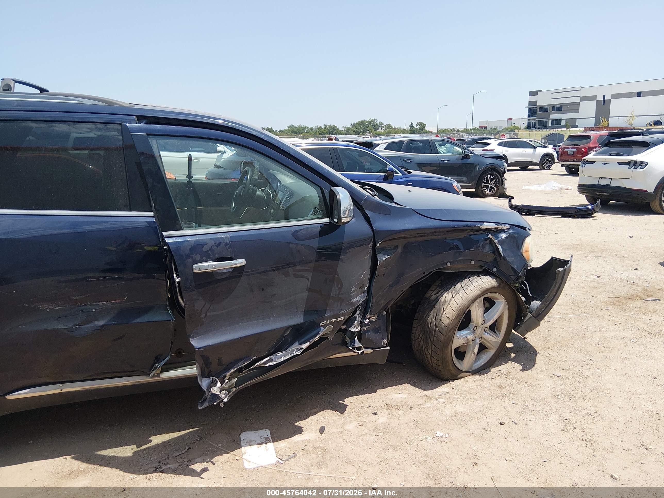 2013 Dodge Durango Citadel Dark Blue vin: 1C4SDHETXDC697521