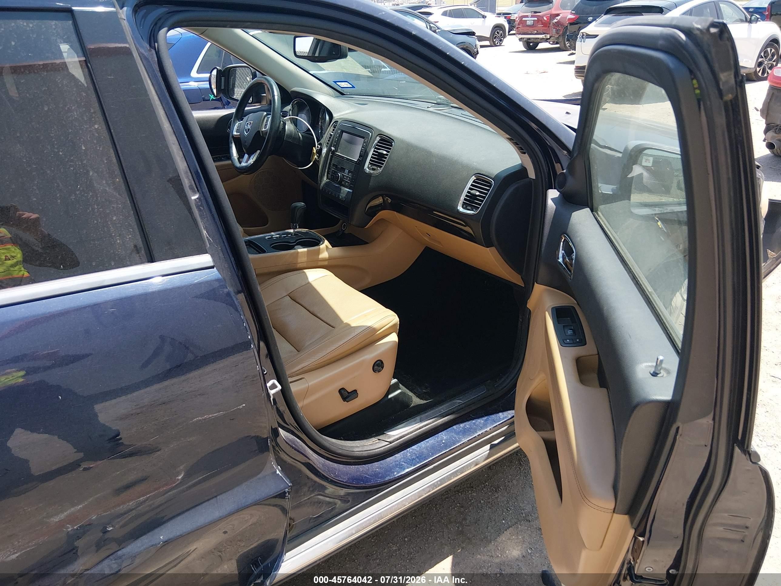 2013 Dodge Durango Citadel Dark Blue vin: 1C4SDHETXDC697521