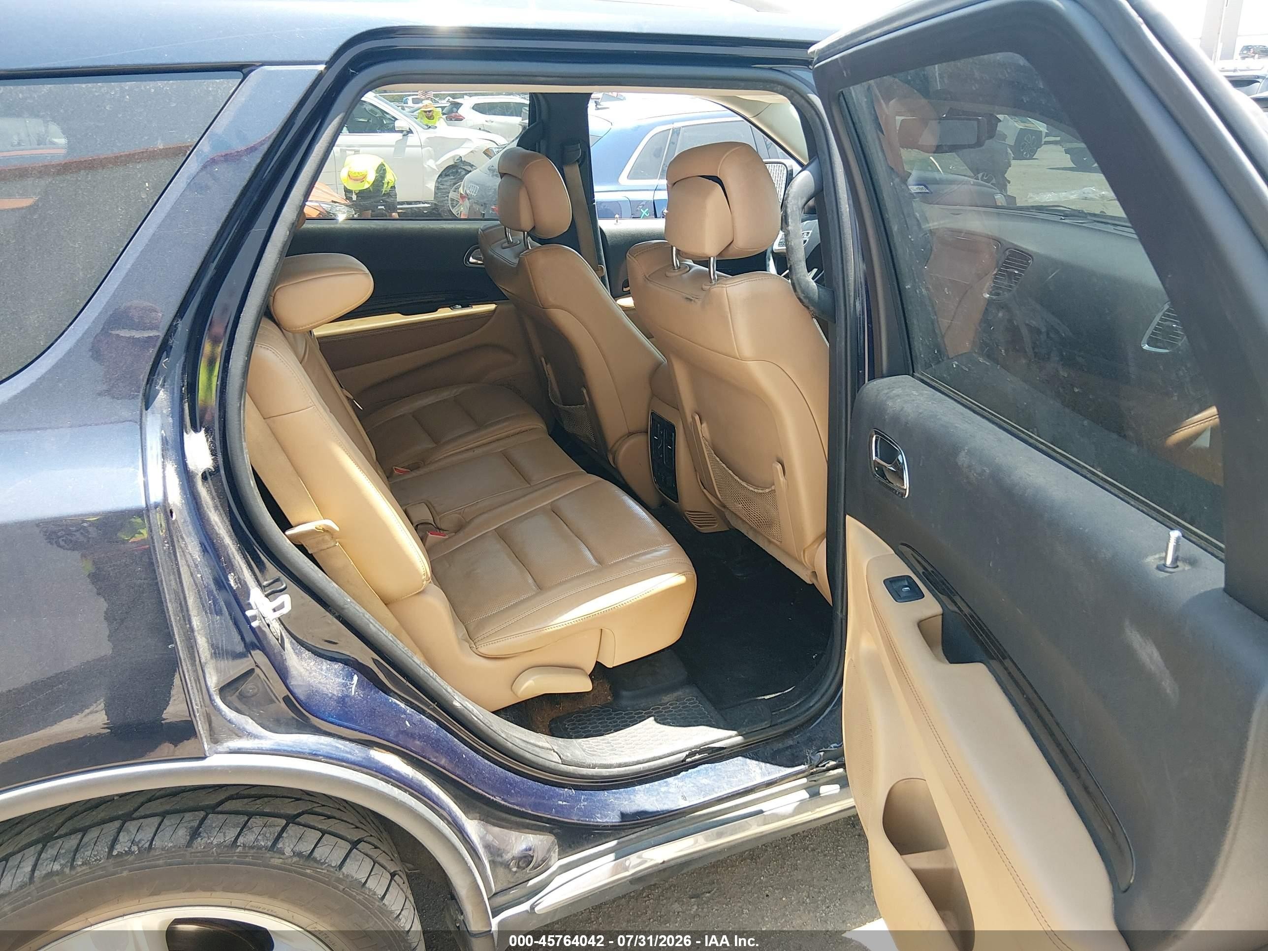 2013 Dodge Durango Citadel Dark Blue vin: 1C4SDHETXDC697521
