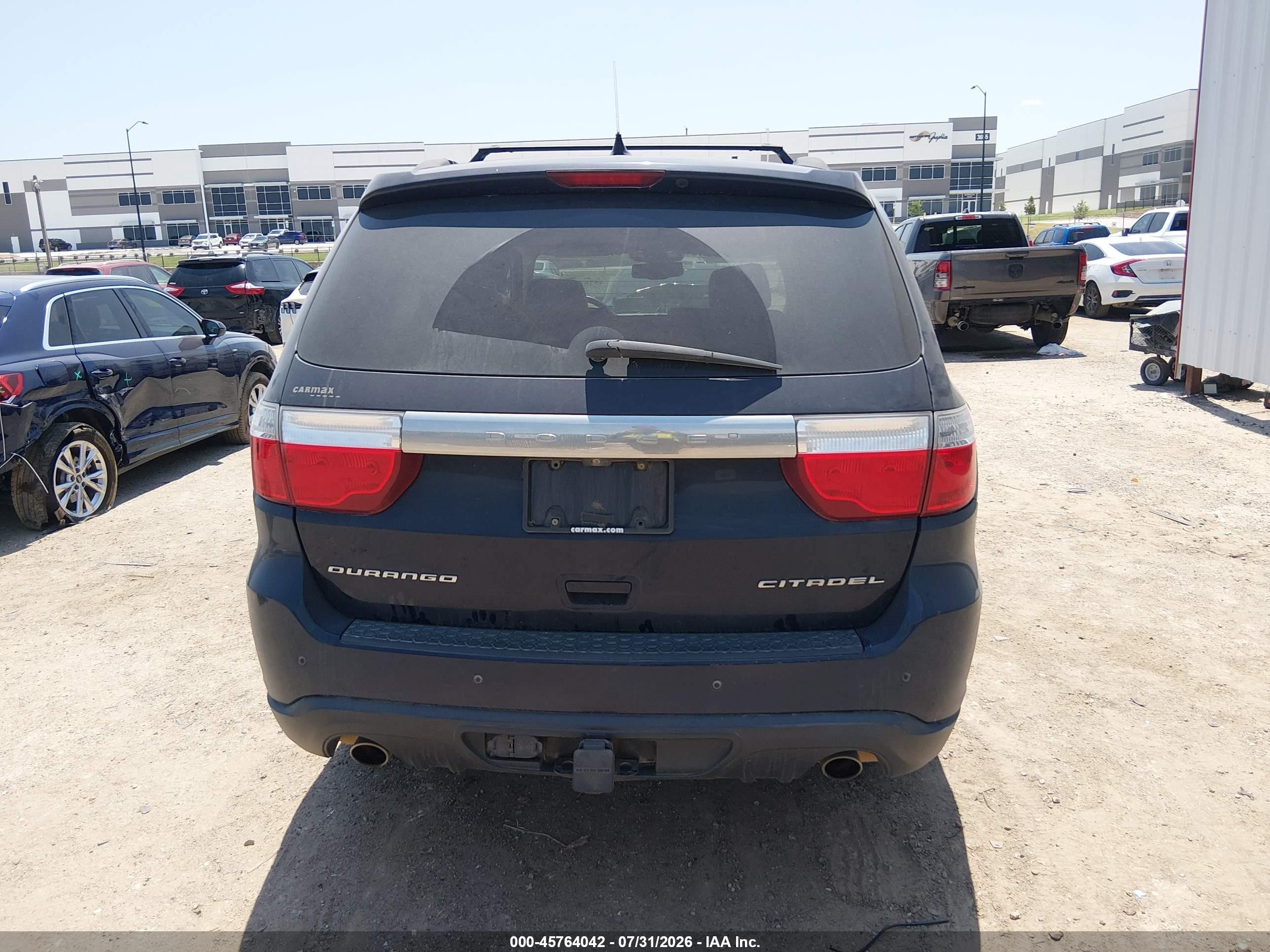 2013 Dodge Durango Citadel Dark Blue vin: 1C4SDHETXDC697521