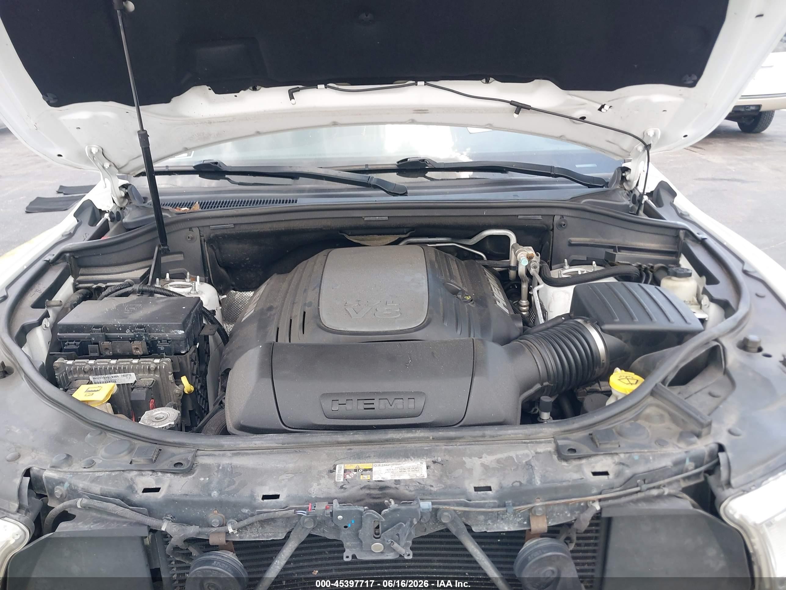 2014 Dodge Durango Citadel White vin: 1C4SDHETXEC970782