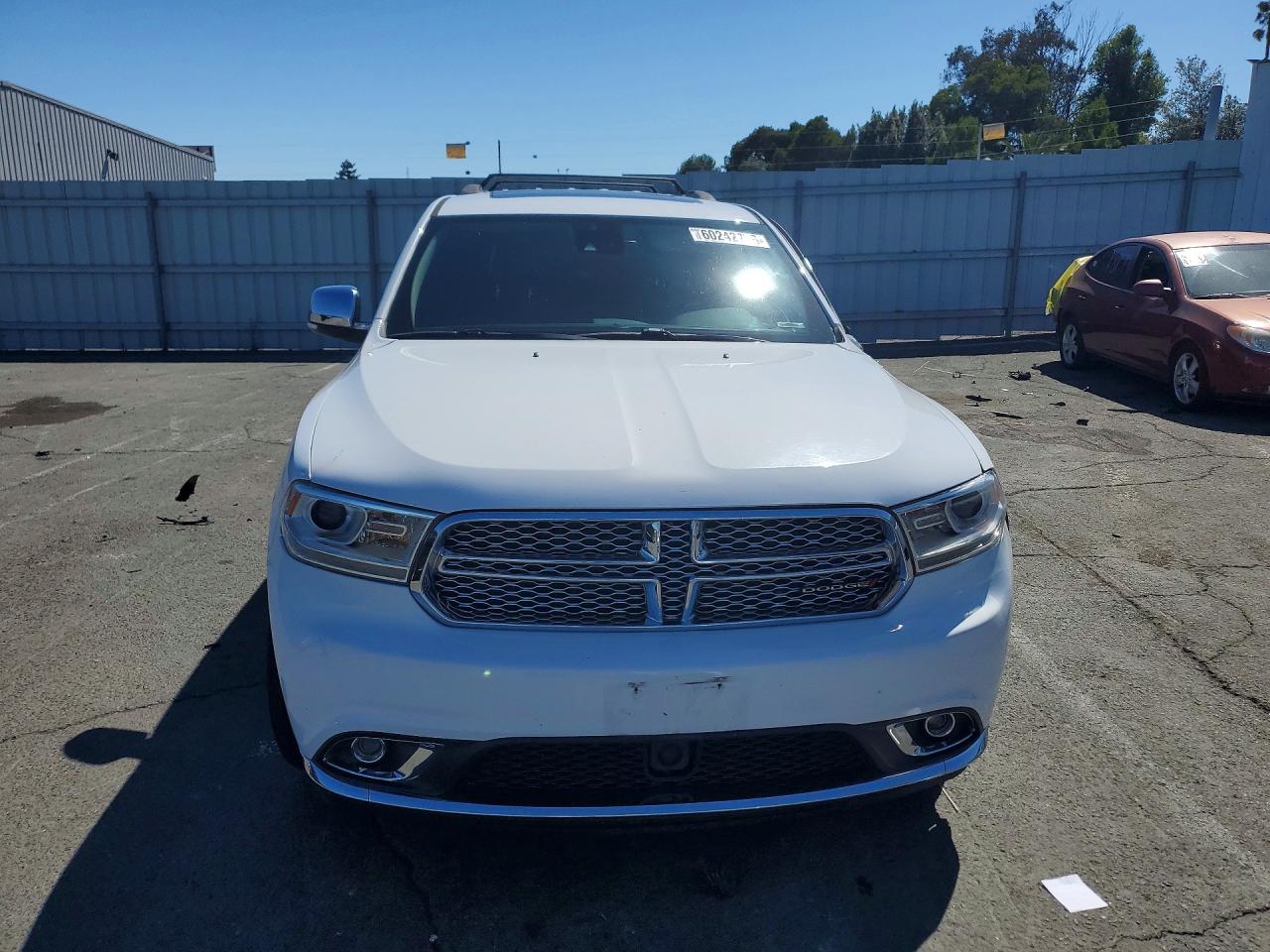 2015 Dodge Durango Citadel White vin: 1C4SDHETXFC826554