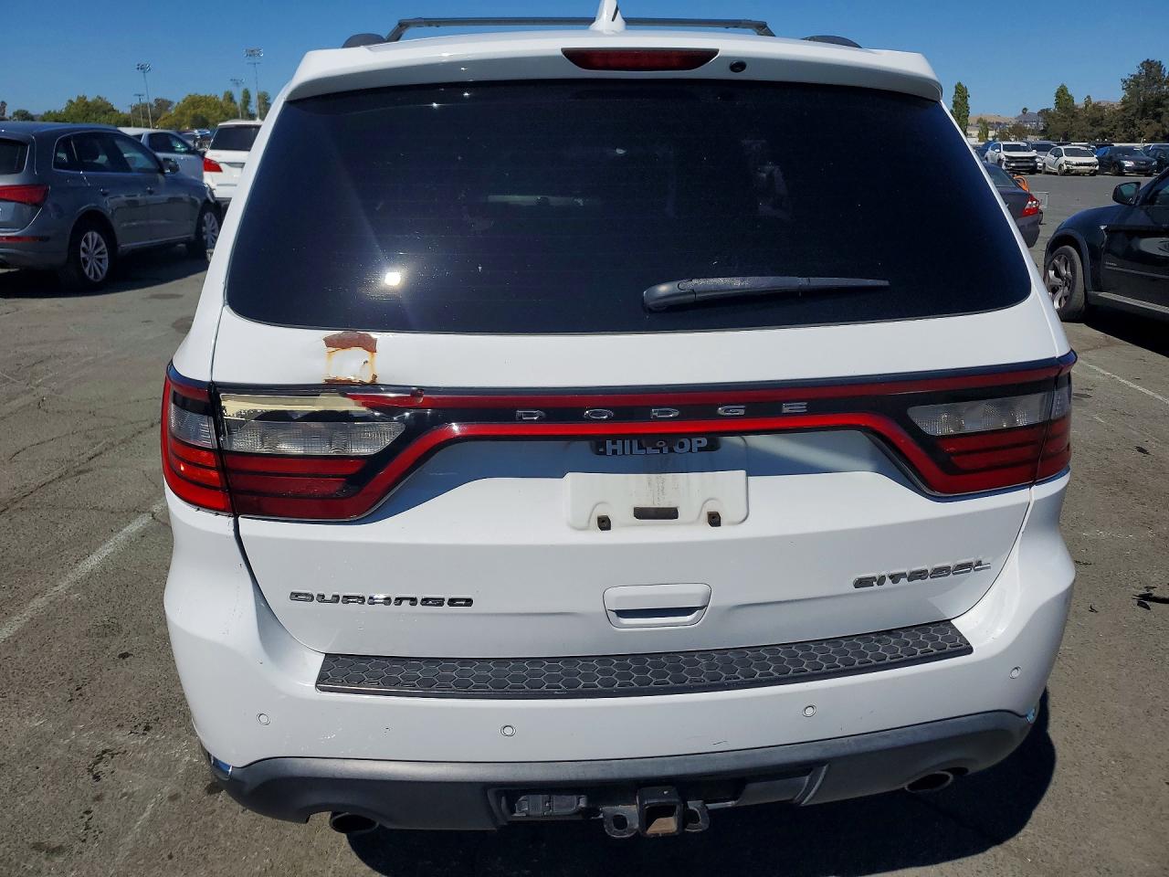 2015 Dodge Durango Citadel White vin: 1C4SDHETXFC826554