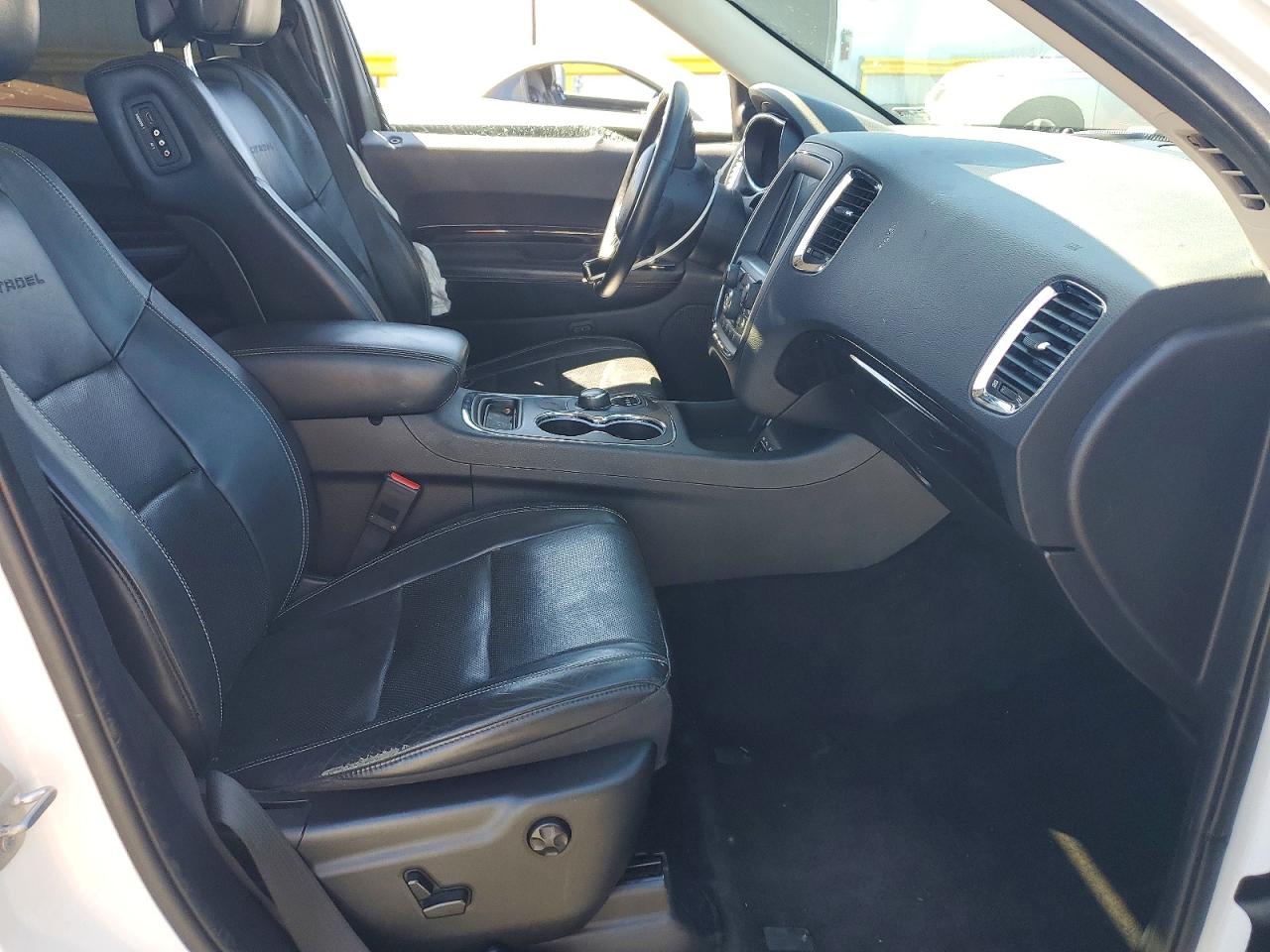 2015 Dodge Durango Citadel White vin: 1C4SDHETXFC826554