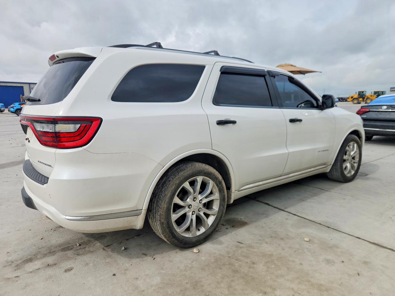 2017 Dodge Durango Citadel White vin: 1C4SDHETXHC960581