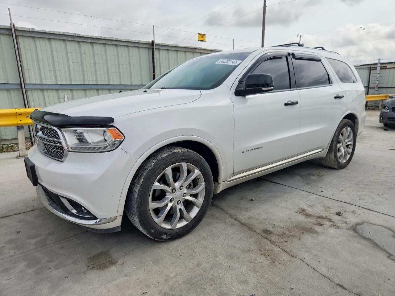 2017 Dodge Durango Citadel White vin: 1C4SDHETXHC960581