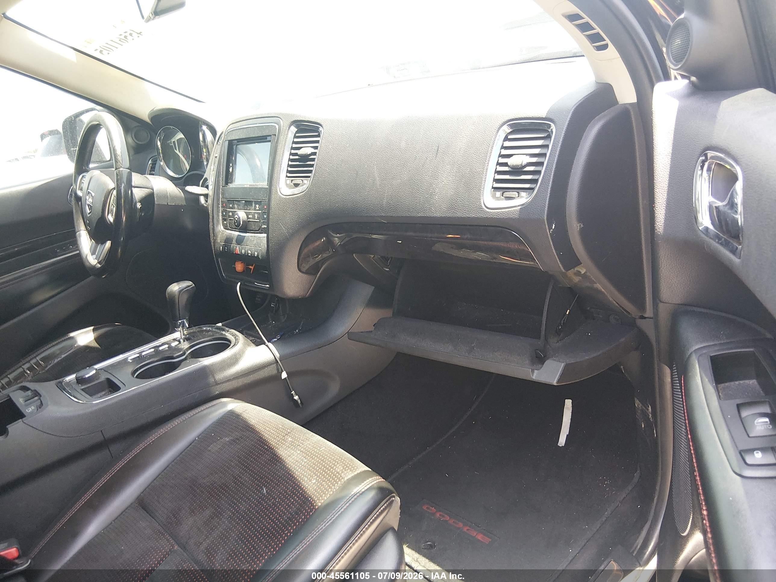 2012 Dodge Durango R/t Black vin: 1C4SDJCT0CC202610
