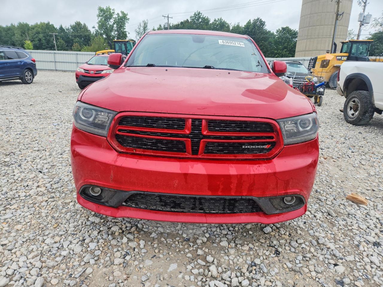 2014 Dodge Durango R/t Красный vin: 1C4SDJCT0EC301267