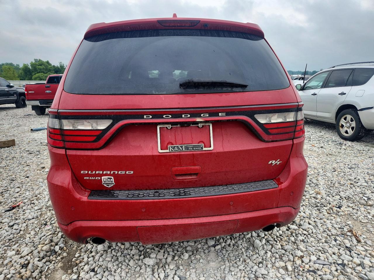 2014 Dodge Durango R/t Красный vin: 1C4SDJCT0EC301267