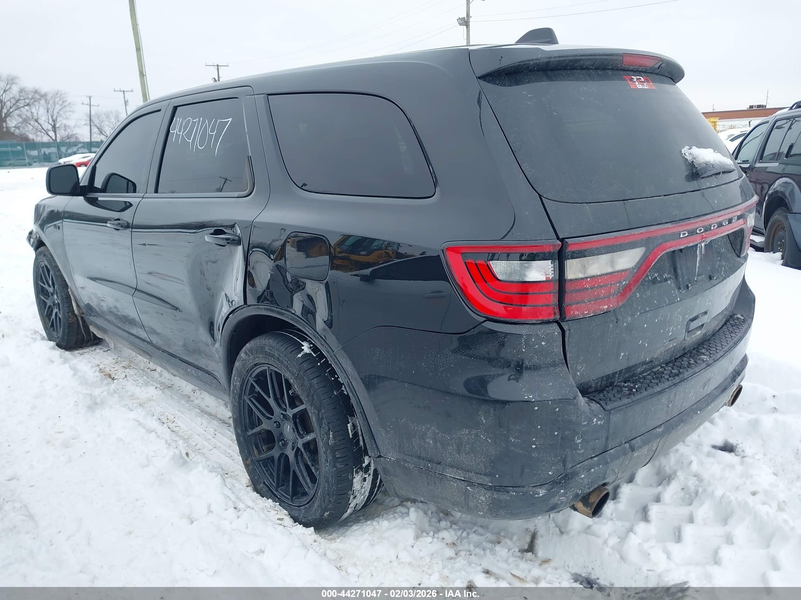 2014 Dodge Durango R/t Black vin: 1C4SDJCT0EC349335