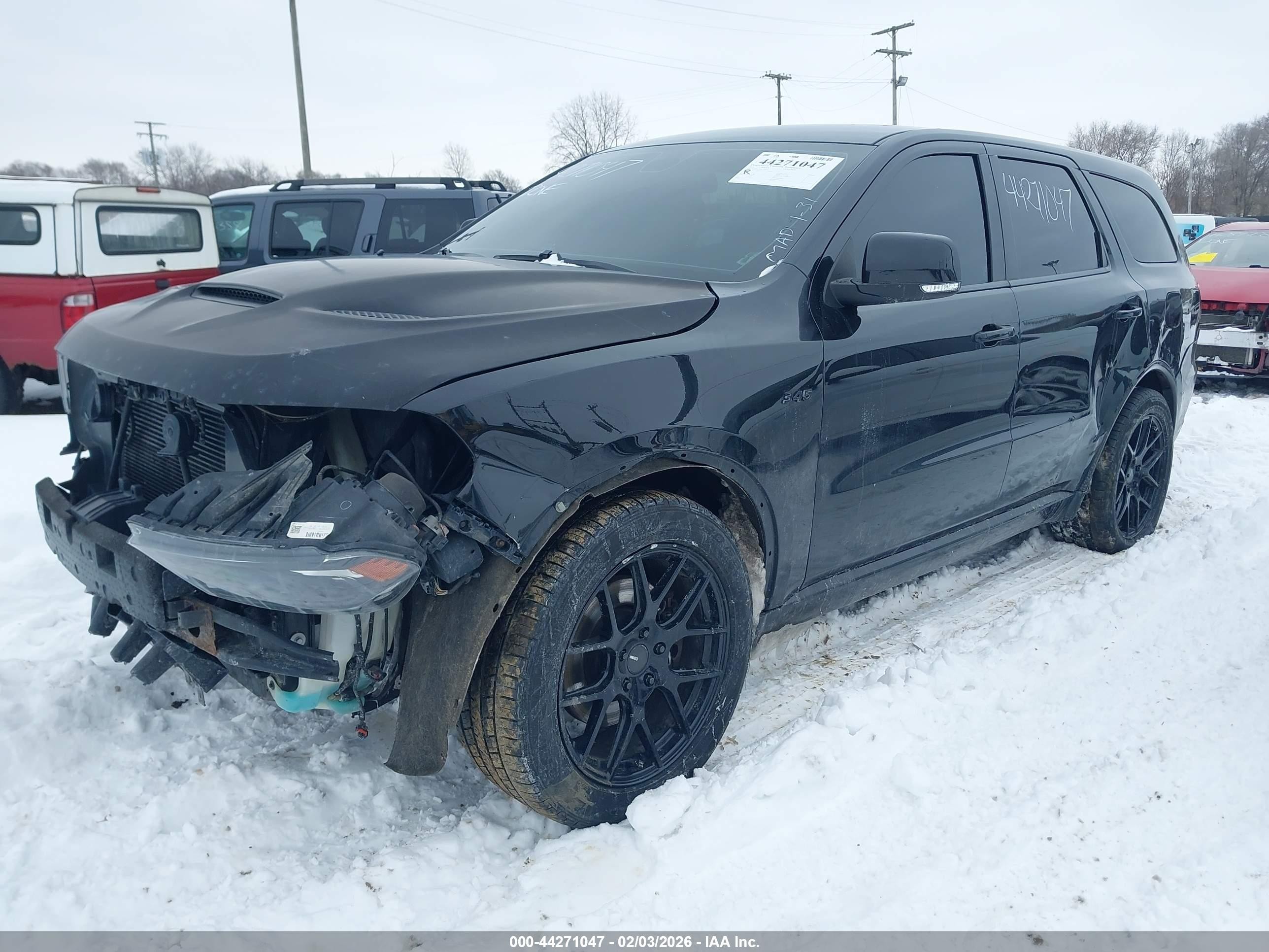 2014 Dodge Durango R/t Black vin: 1C4SDJCT0EC349335