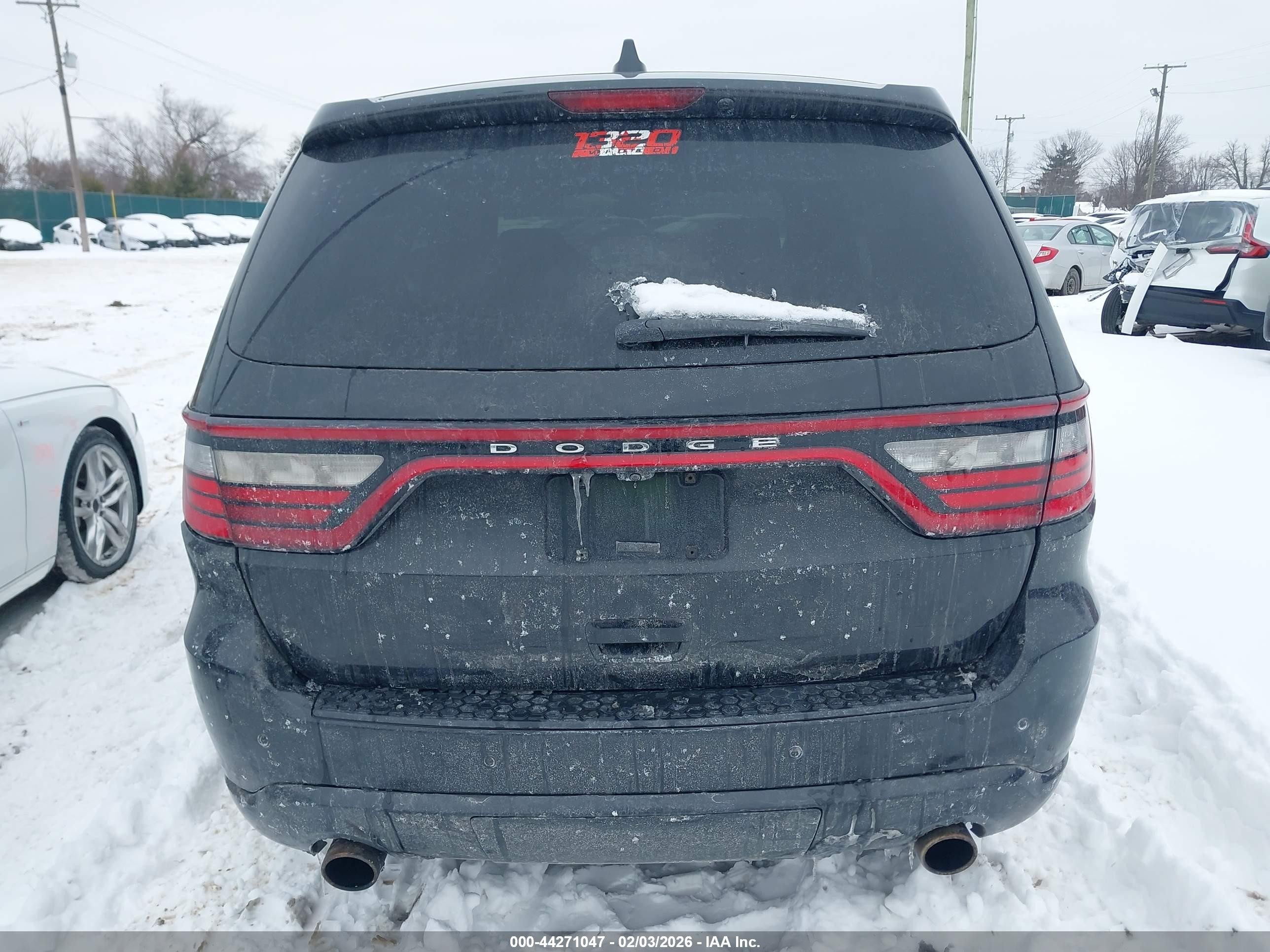 2014 Dodge Durango R/t Black vin: 1C4SDJCT0EC349335