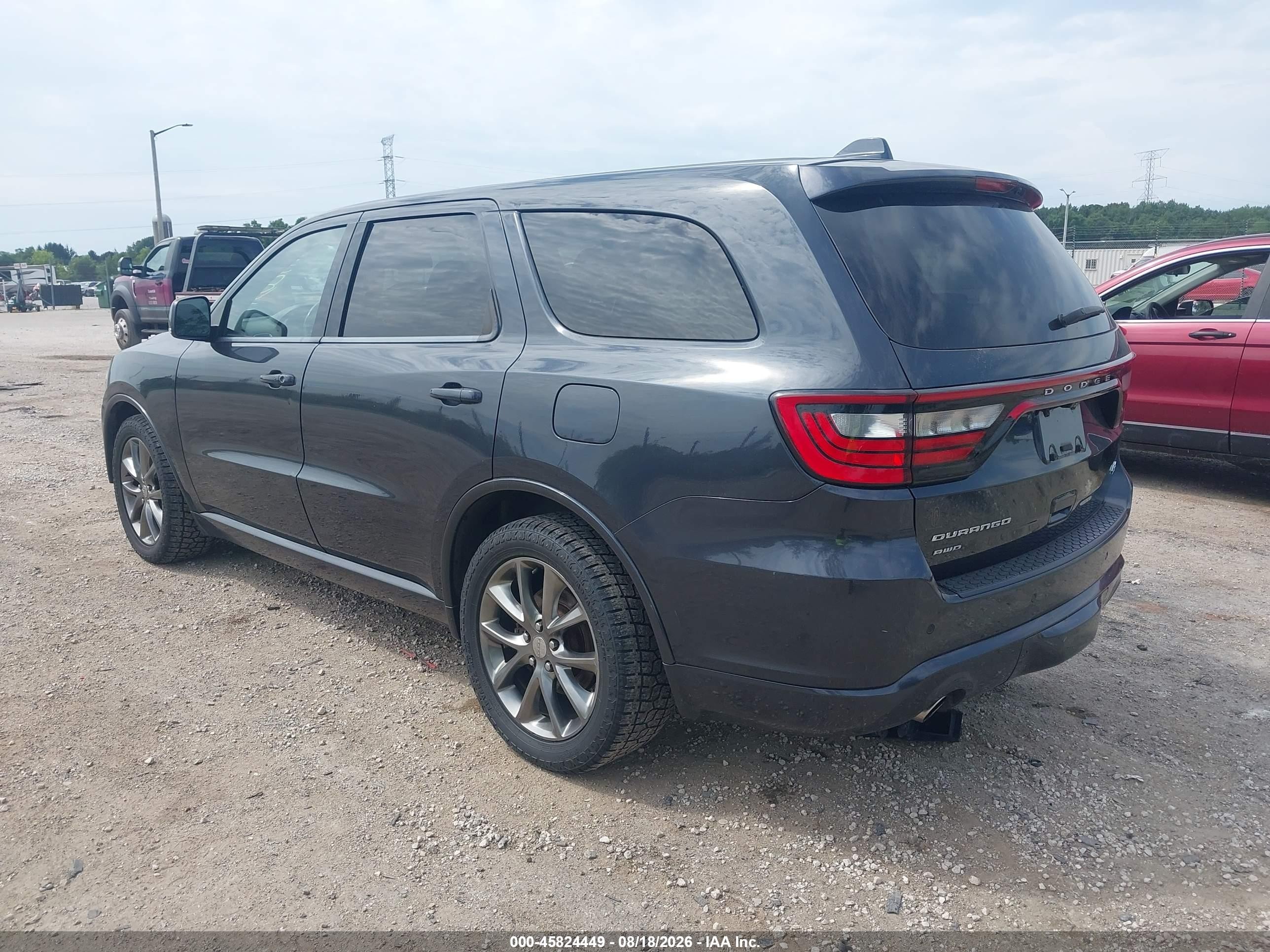 2014 Dodge Durango R/t Gray vin: 1C4SDJCT0EC428472