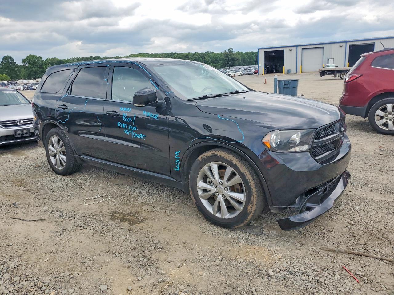 2012 Dodge Durango R Black vin: 1C4SDJCT1CC308743