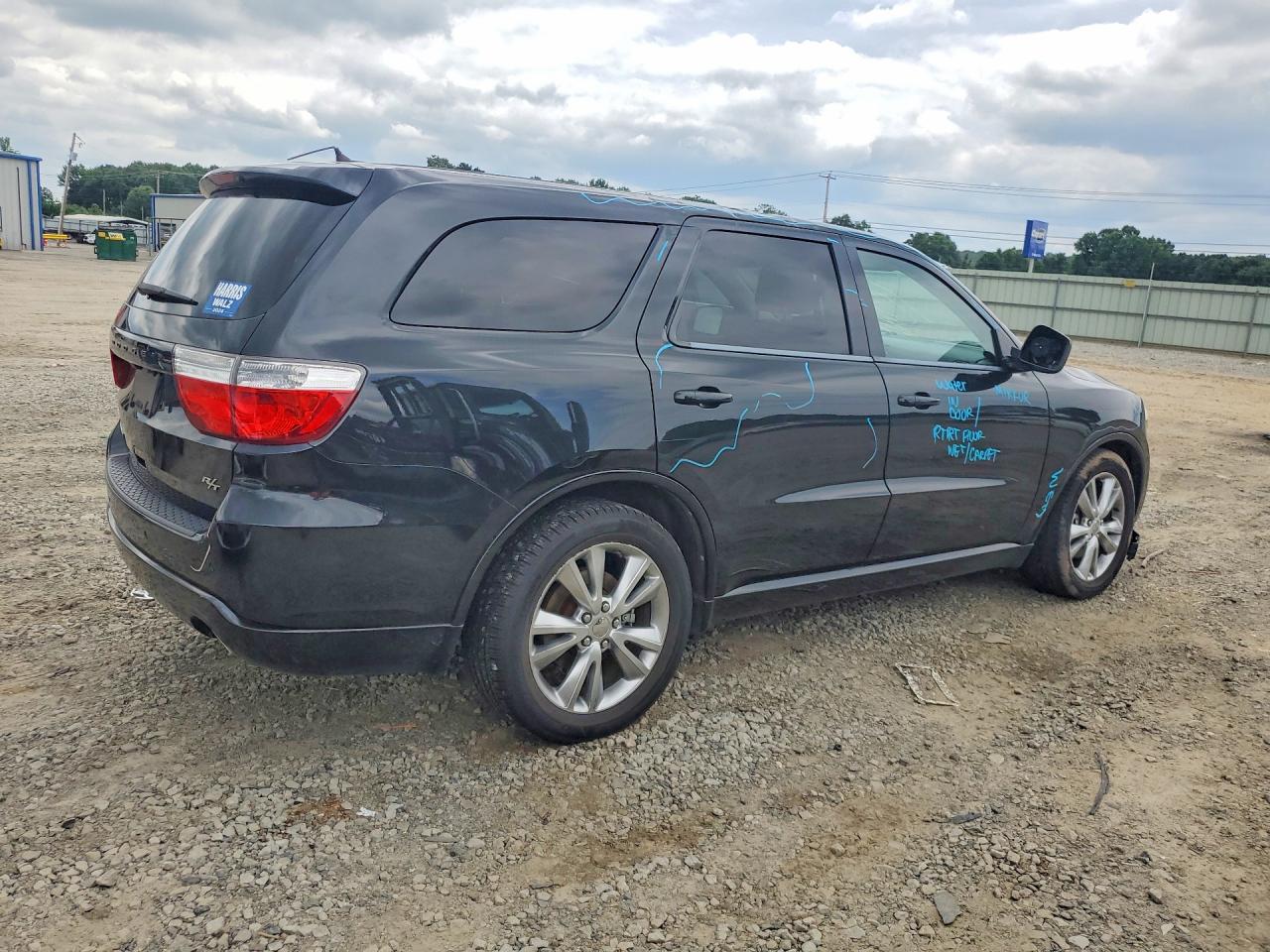 2012 Dodge Durango R Black vin: 1C4SDJCT1CC308743