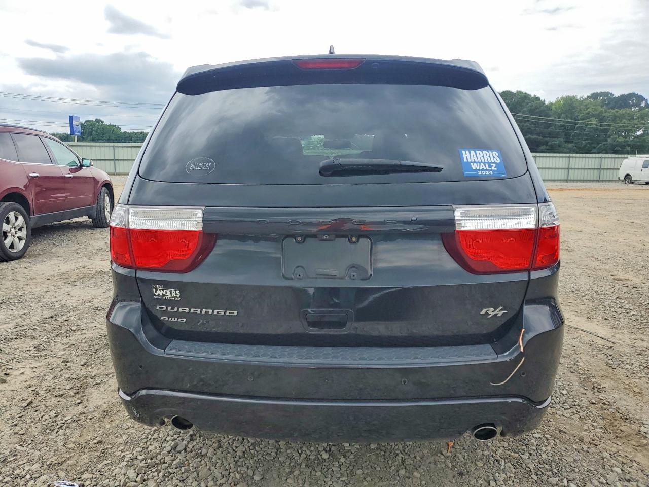 2012 Dodge Durango R Black vin: 1C4SDJCT1CC308743