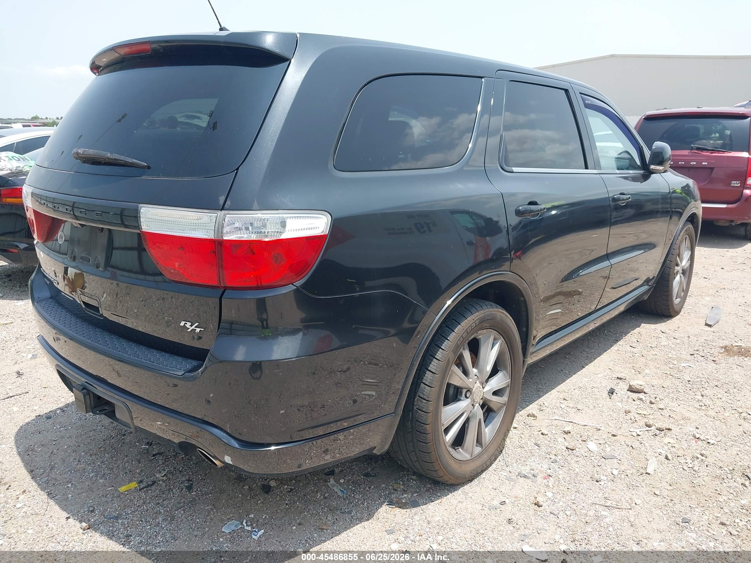 2012 Dodge Durango R/t Black vin: 1C4SDJCT1CC337661