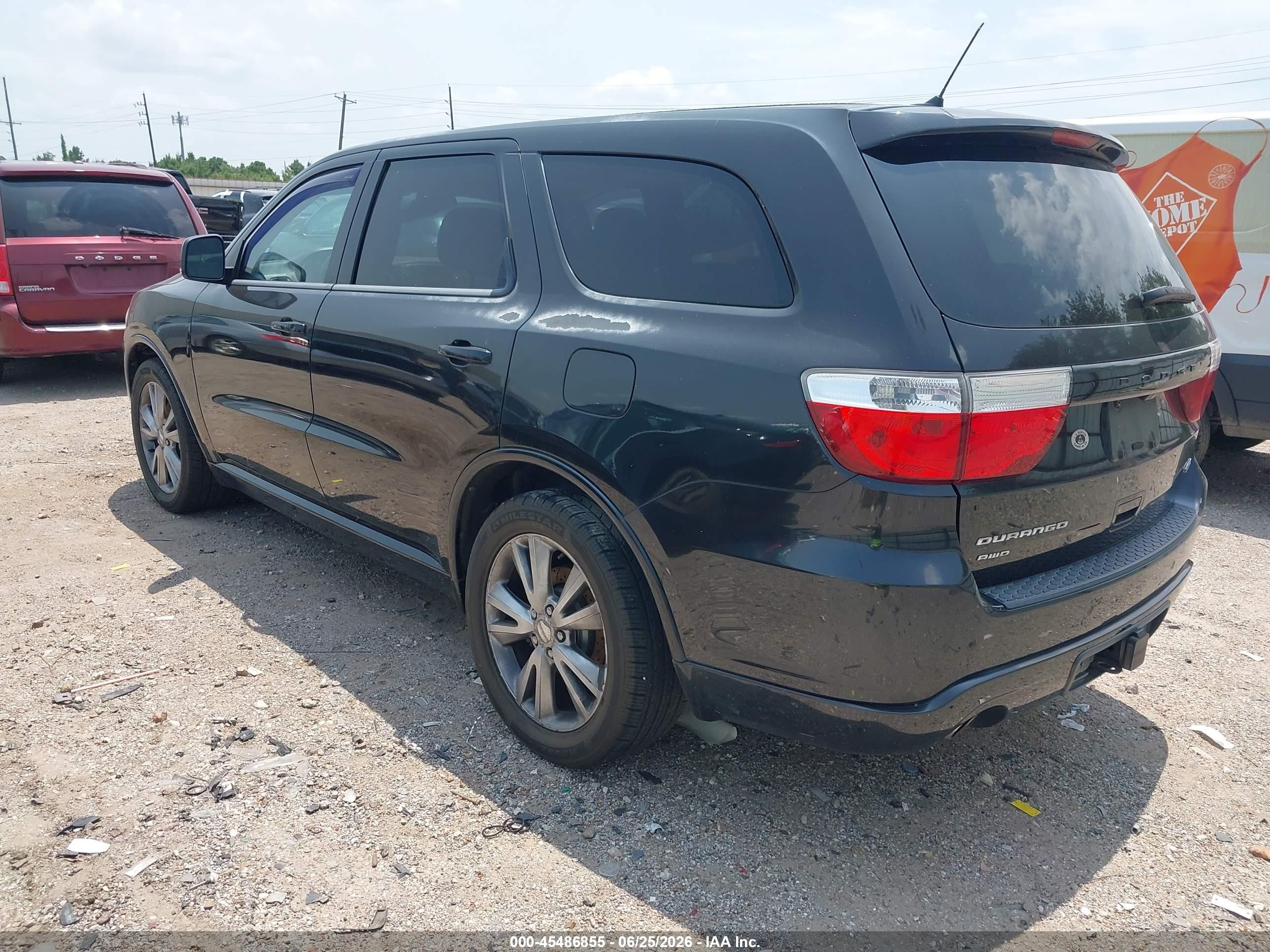 2012 Dodge Durango R/t Black vin: 1C4SDJCT1CC337661