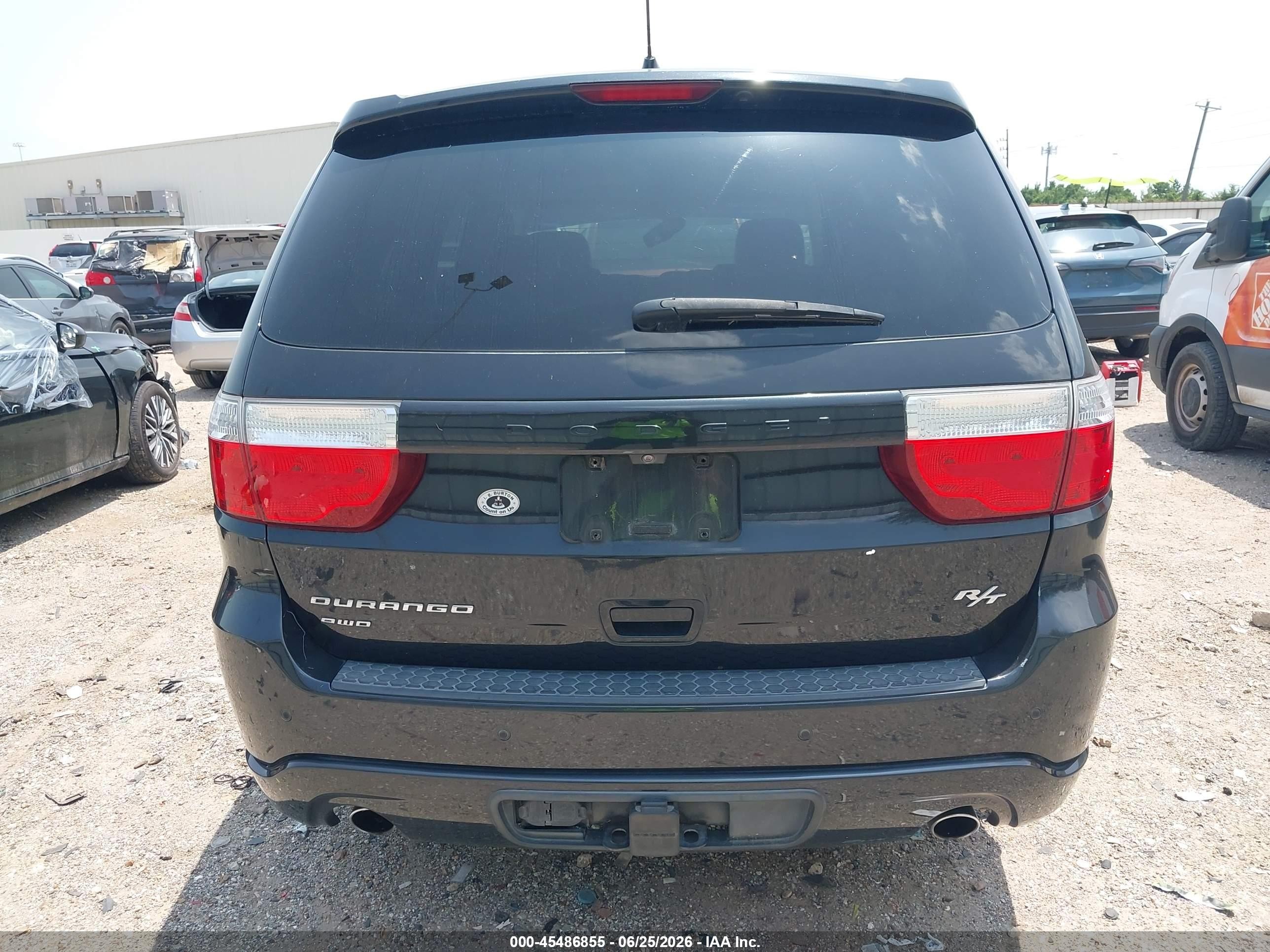 2012 Dodge Durango R/t Black vin: 1C4SDJCT1CC337661
