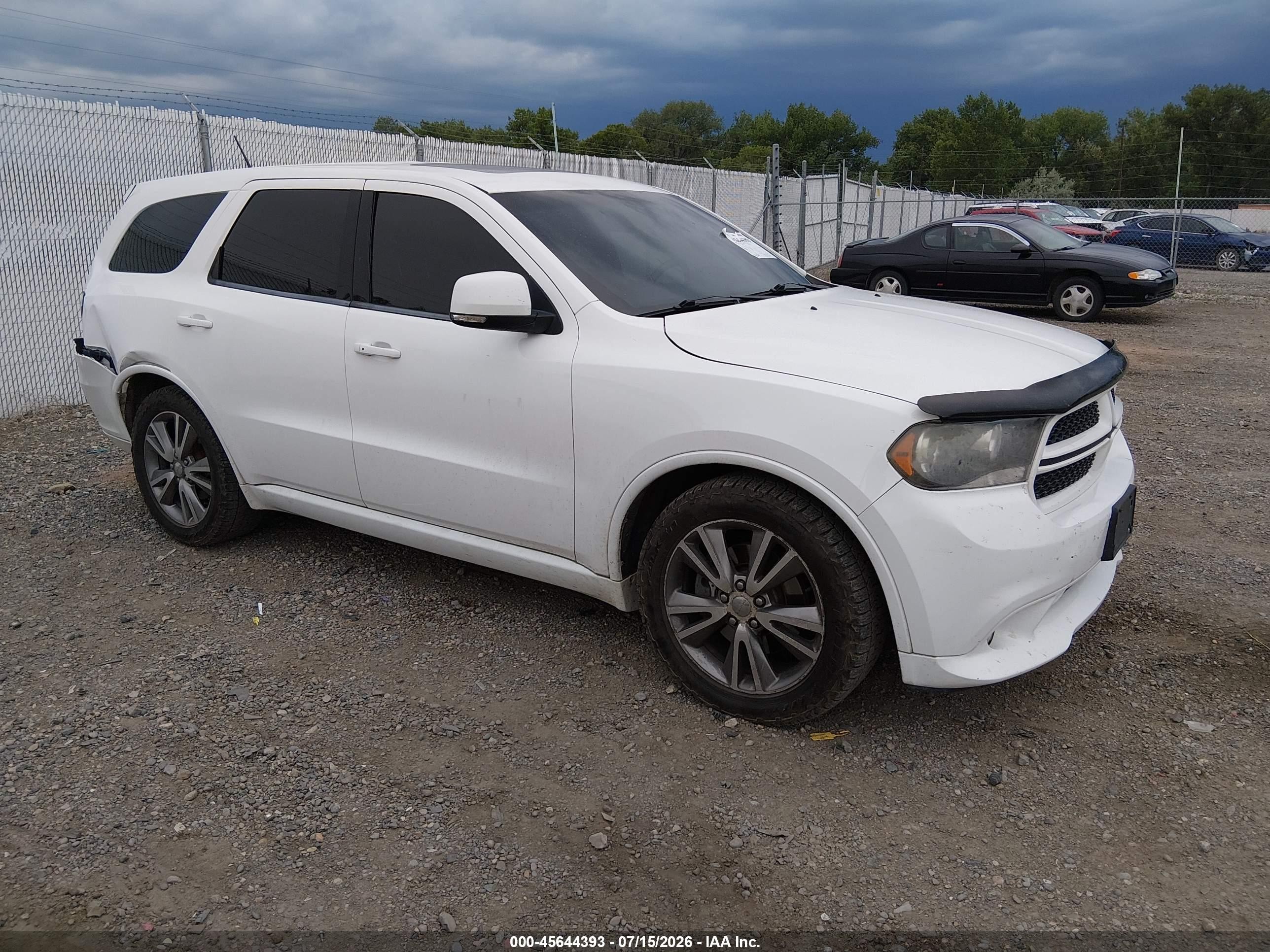 2013 Dodge Durango R/t Белый vin: 1C4SDJCT1DC552796