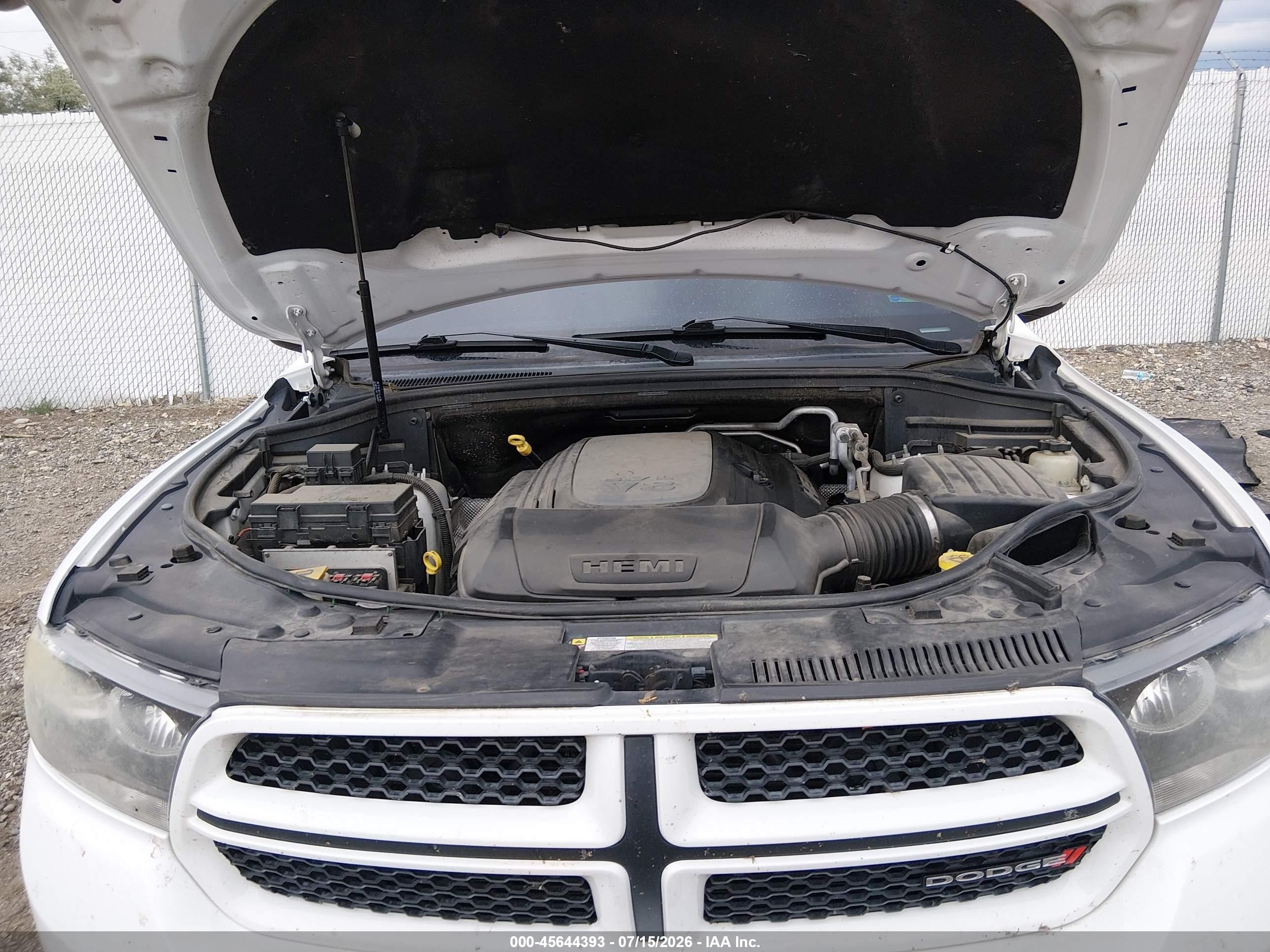 2013 Dodge Durango R/t Белый vin: 1C4SDJCT1DC552796