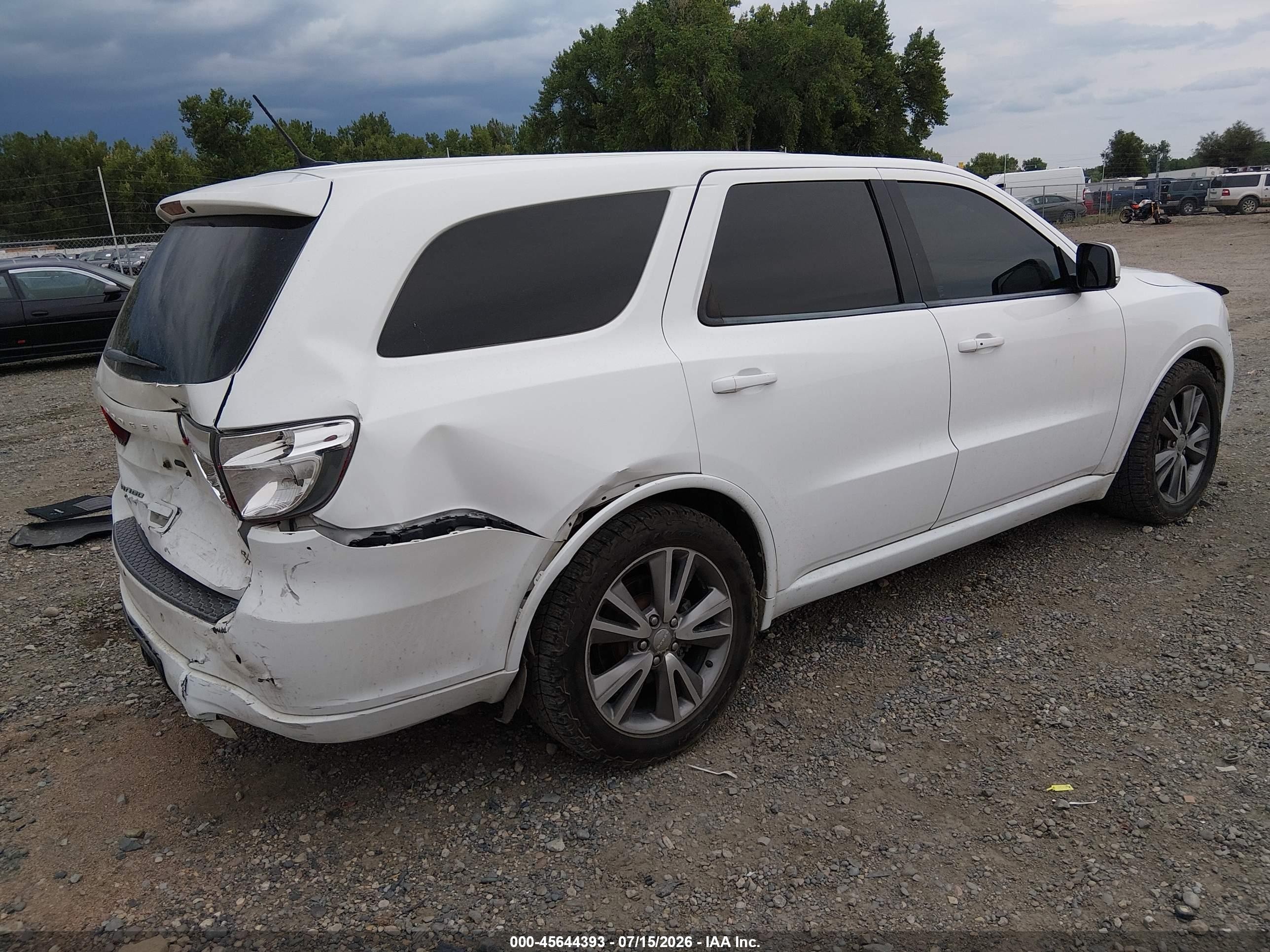 2013 Dodge Durango R/t Белый vin: 1C4SDJCT1DC552796