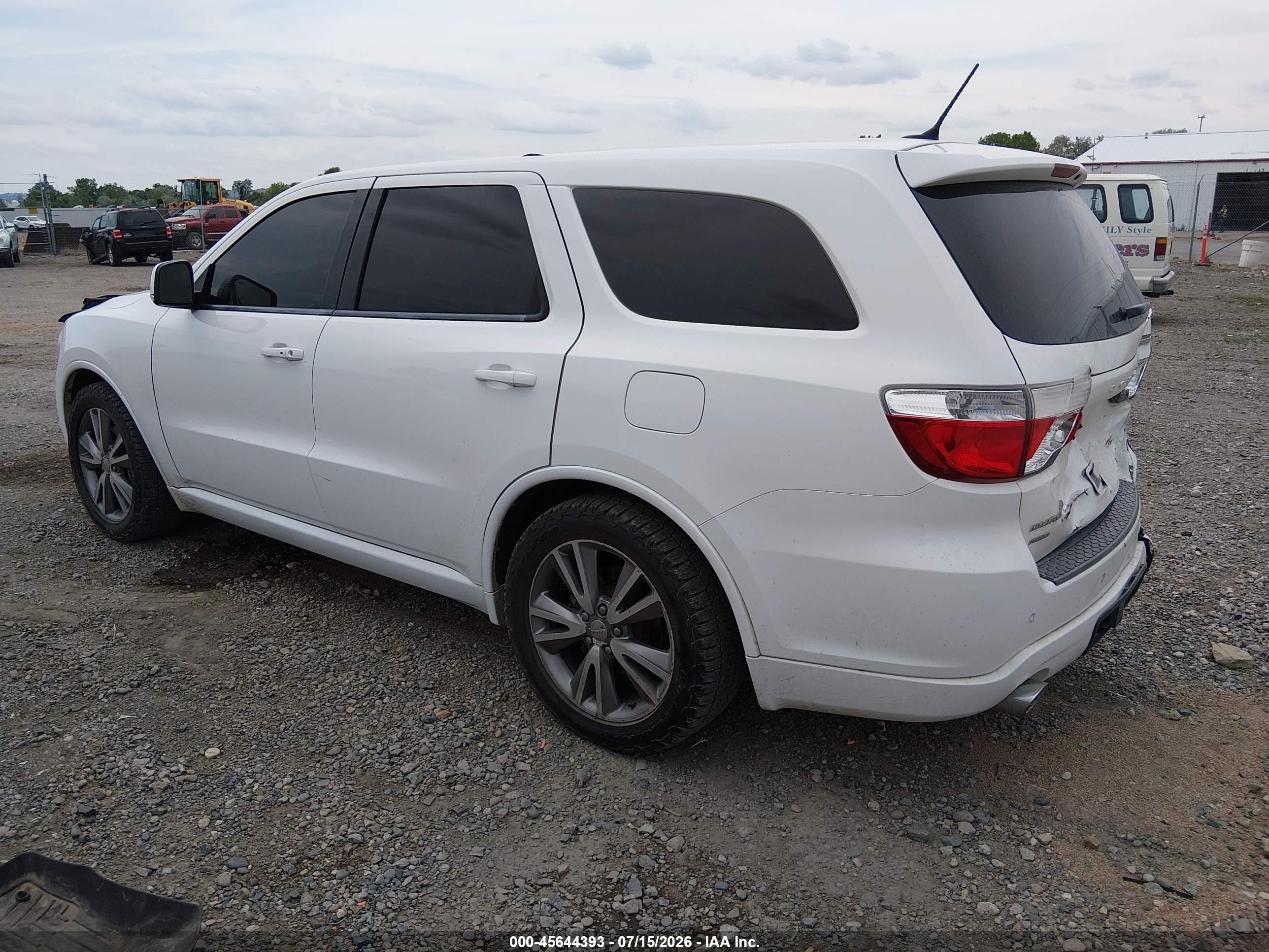 2013 Dodge Durango R/t Белый vin: 1C4SDJCT1DC552796