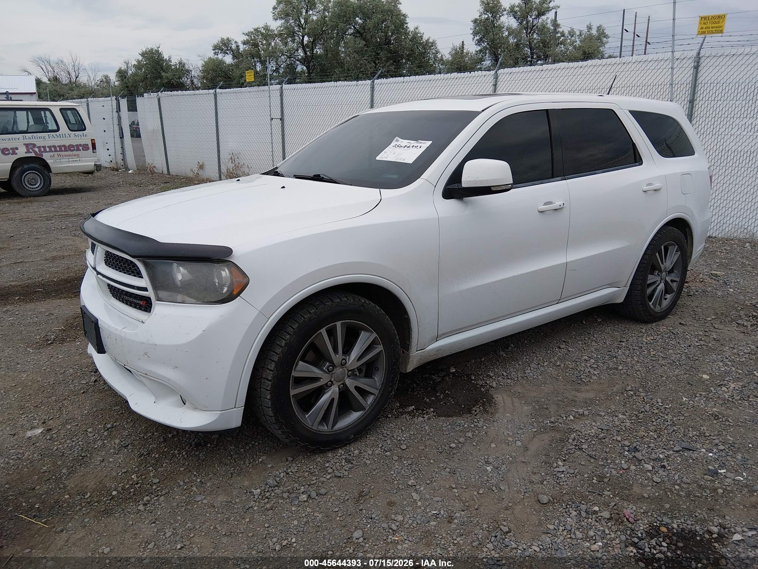 2013 Dodge Durango R/t Белый vin: 1C4SDJCT1DC552796