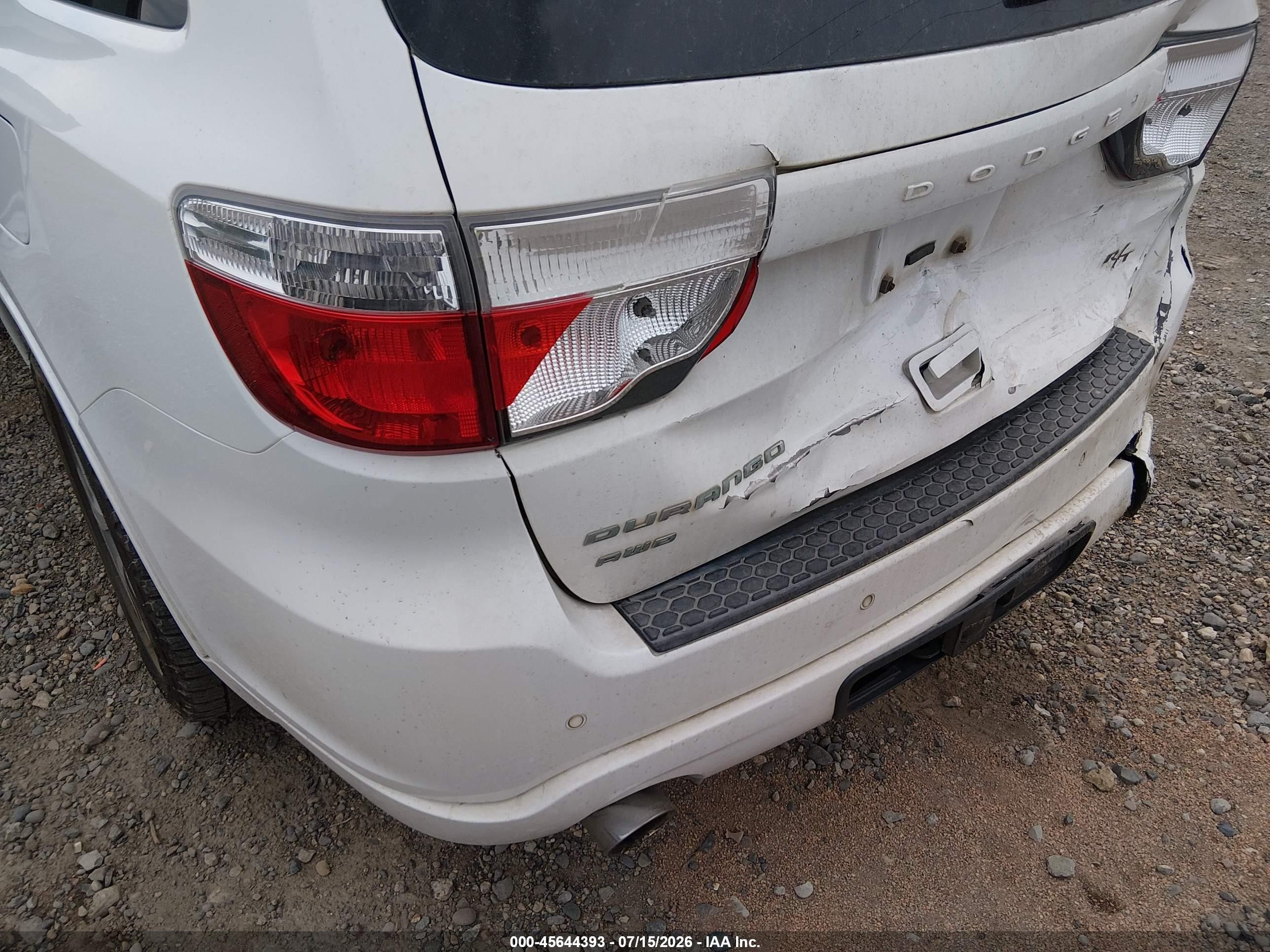 2013 Dodge Durango R/t Белый vin: 1C4SDJCT1DC552796