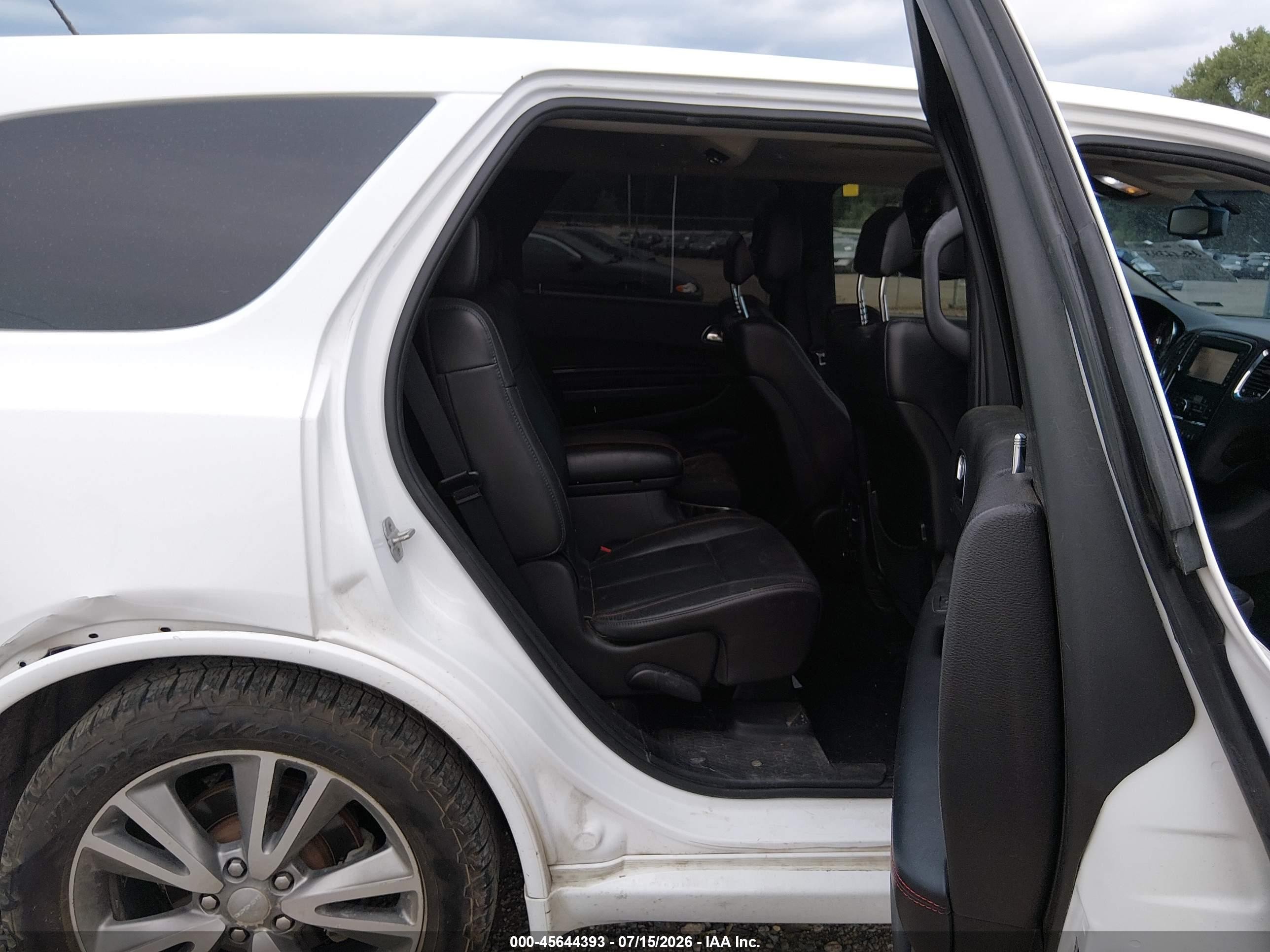 2013 Dodge Durango R/t Белый vin: 1C4SDJCT1DC552796