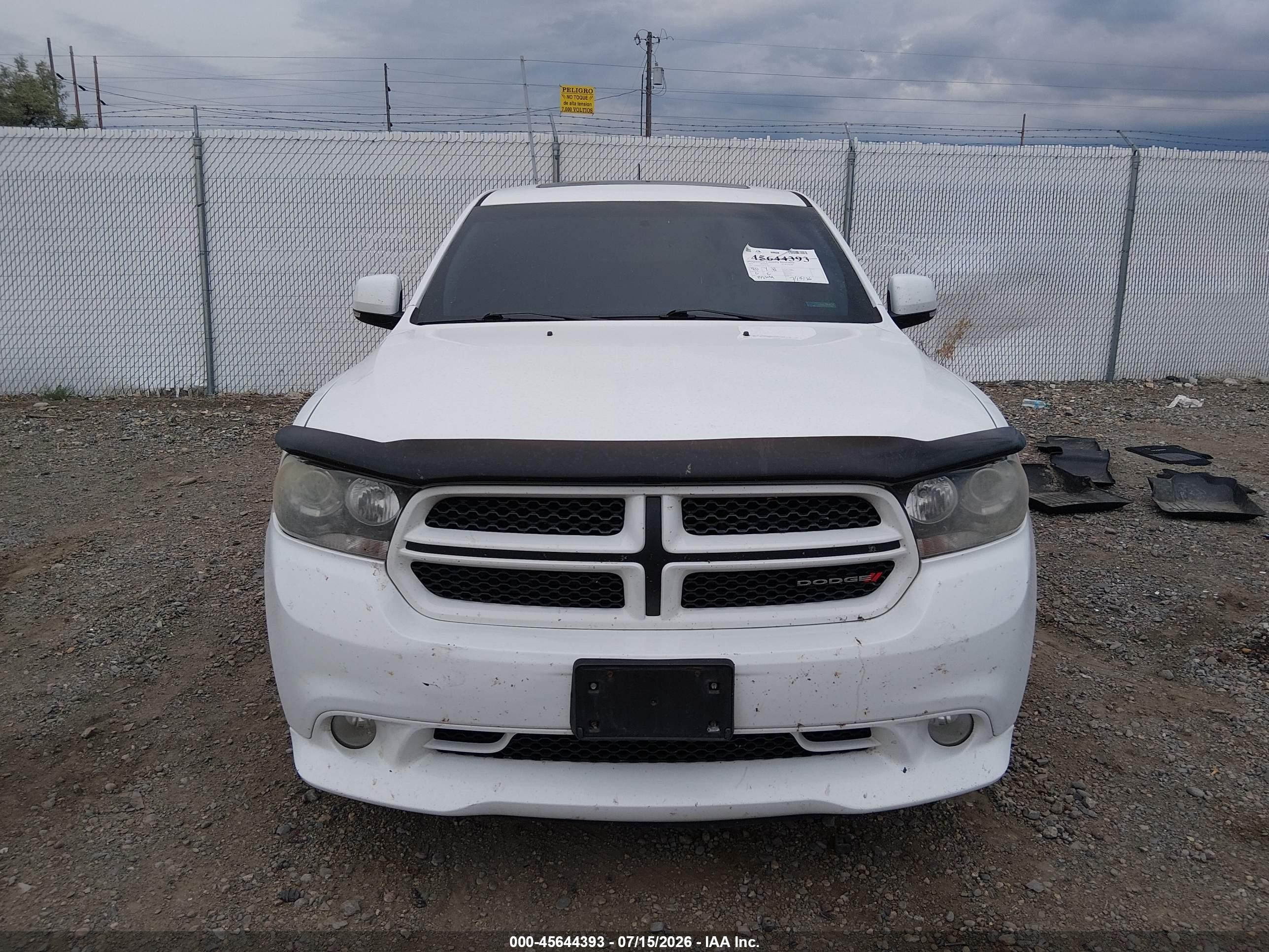 2013 Dodge Durango R/t Белый vin: 1C4SDJCT1DC552796