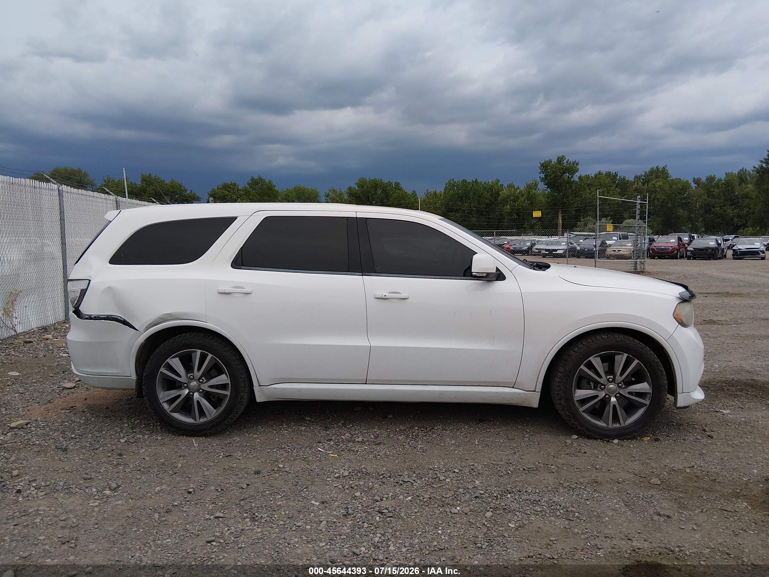 2013 Dodge Durango R/t Белый vin: 1C4SDJCT1DC552796