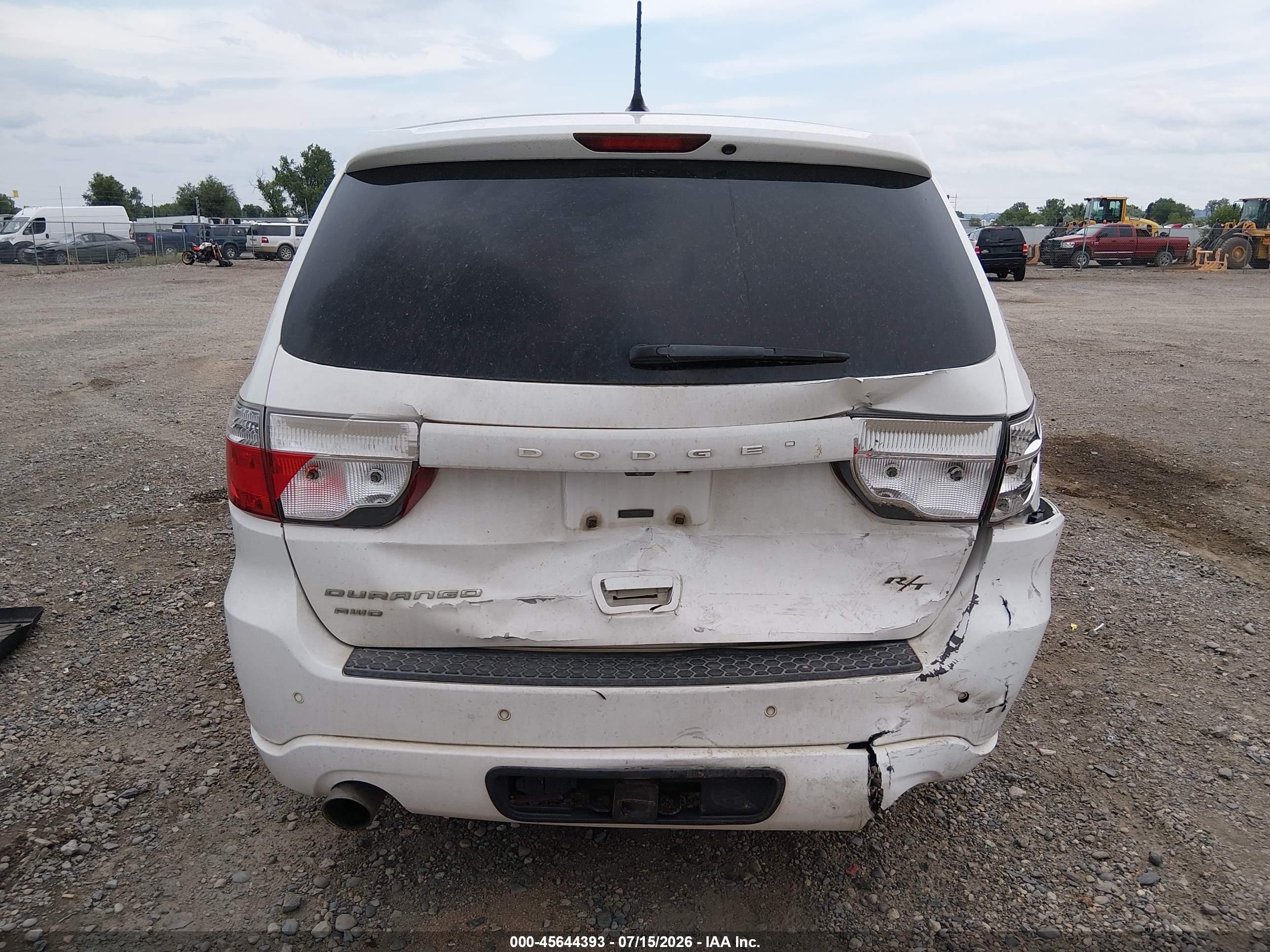 2013 Dodge Durango R/t Белый vin: 1C4SDJCT1DC552796