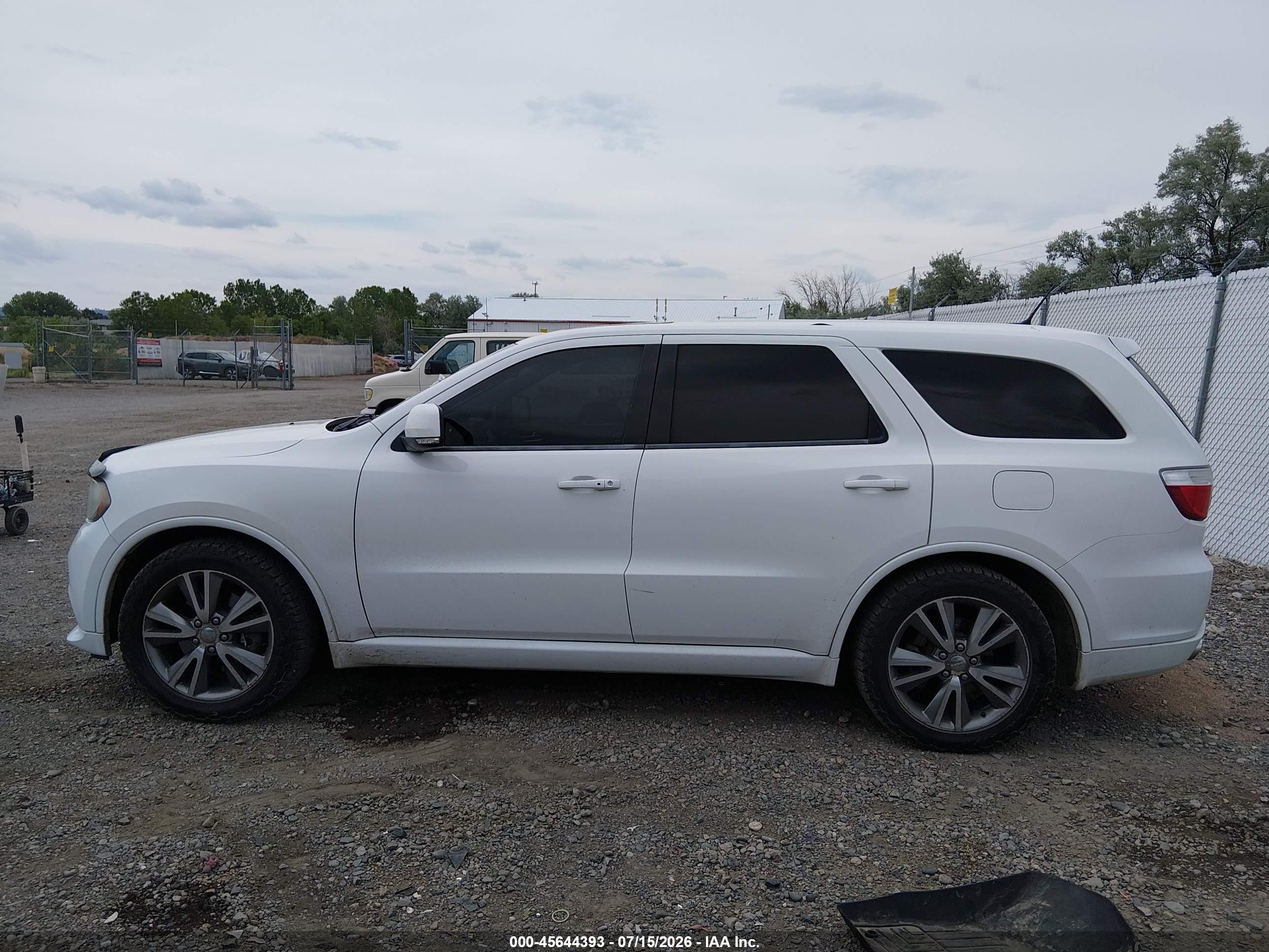 2013 Dodge Durango R/t Белый vin: 1C4SDJCT1DC552796
