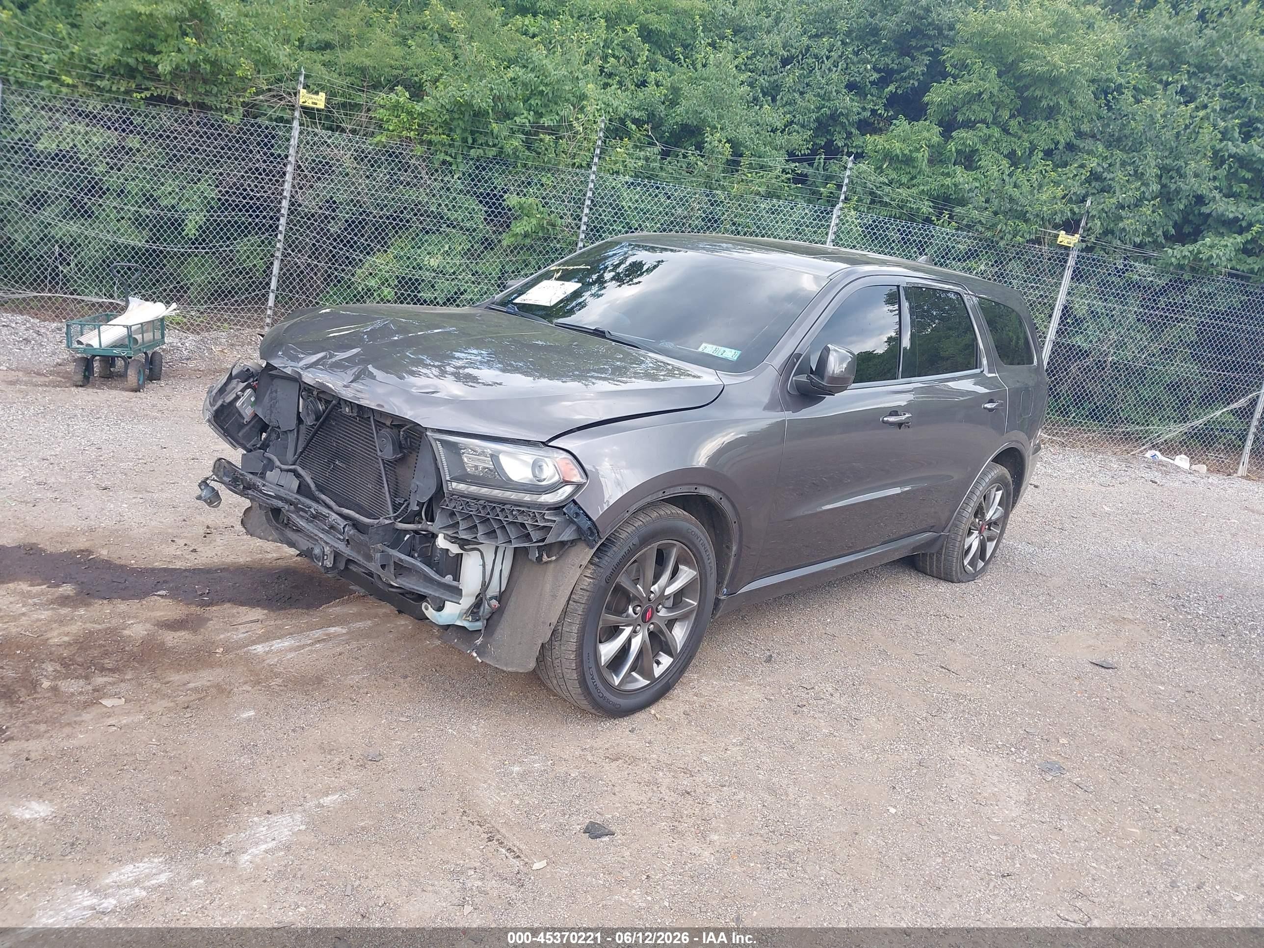 2014 Dodge Durango R/t Gray vin: 1C4SDJCT1EC588201