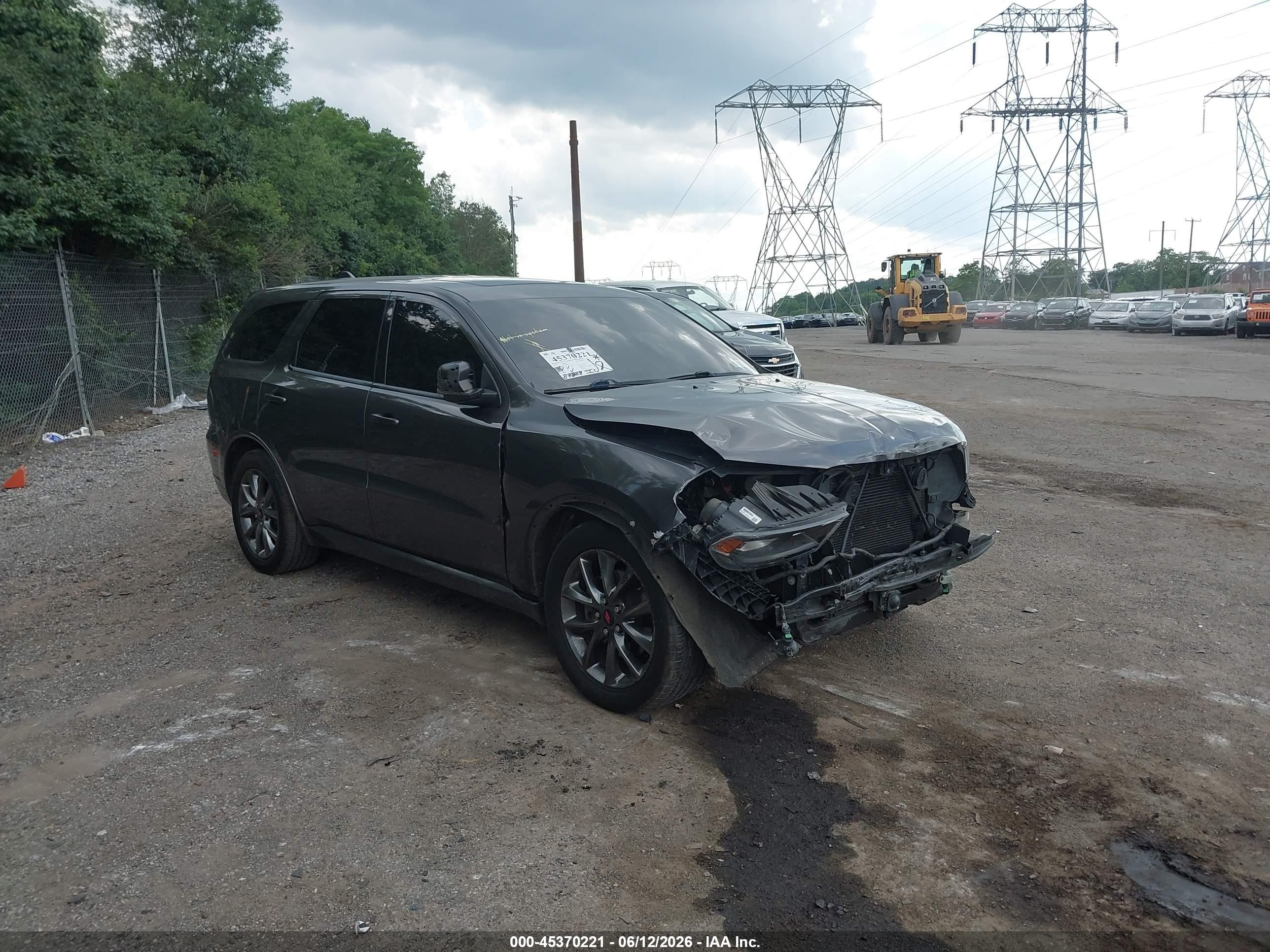 2014 Dodge Durango R/t Gray vin: 1C4SDJCT1EC588201