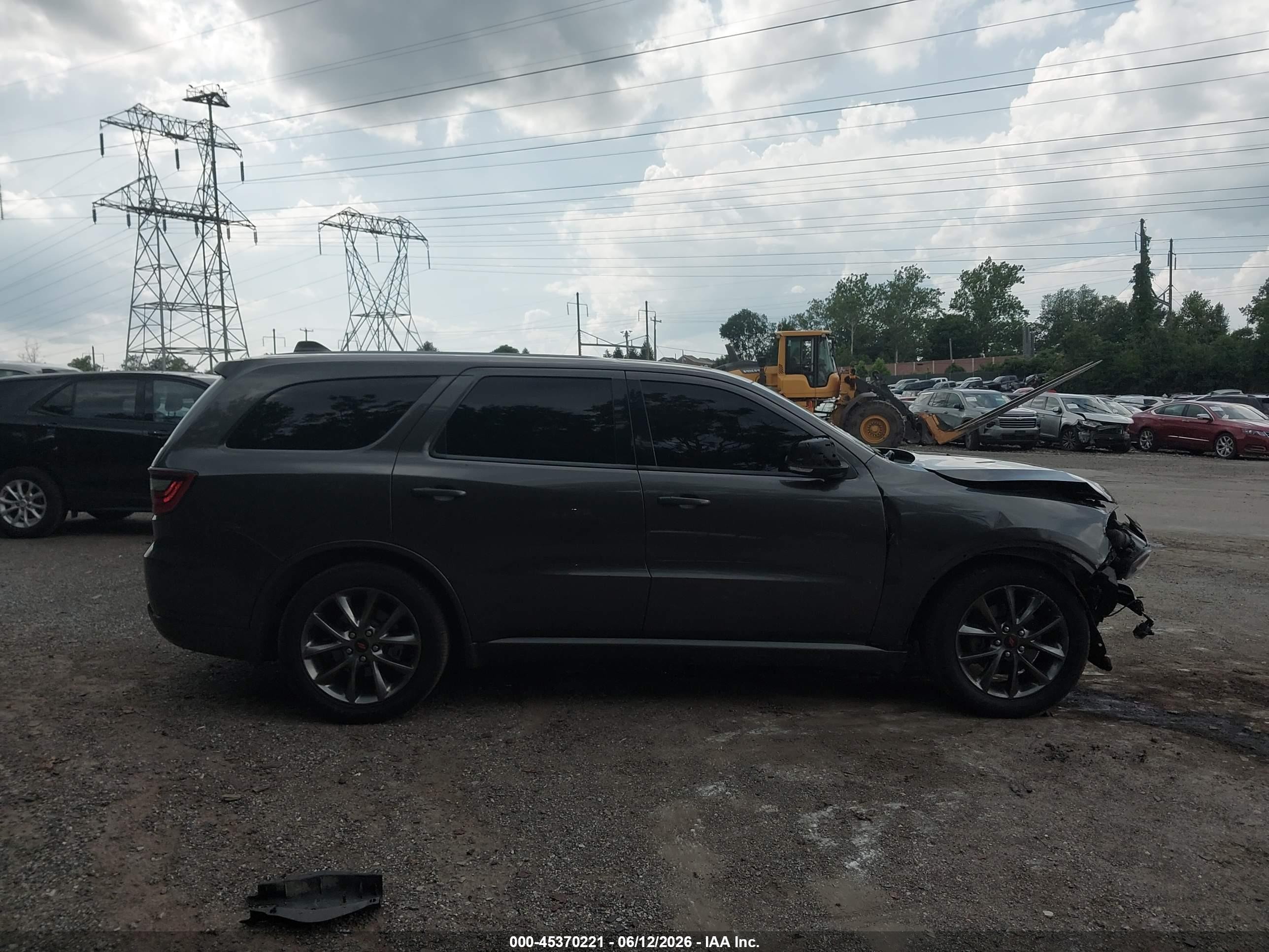 2014 Dodge Durango R/t Gray vin: 1C4SDJCT1EC588201