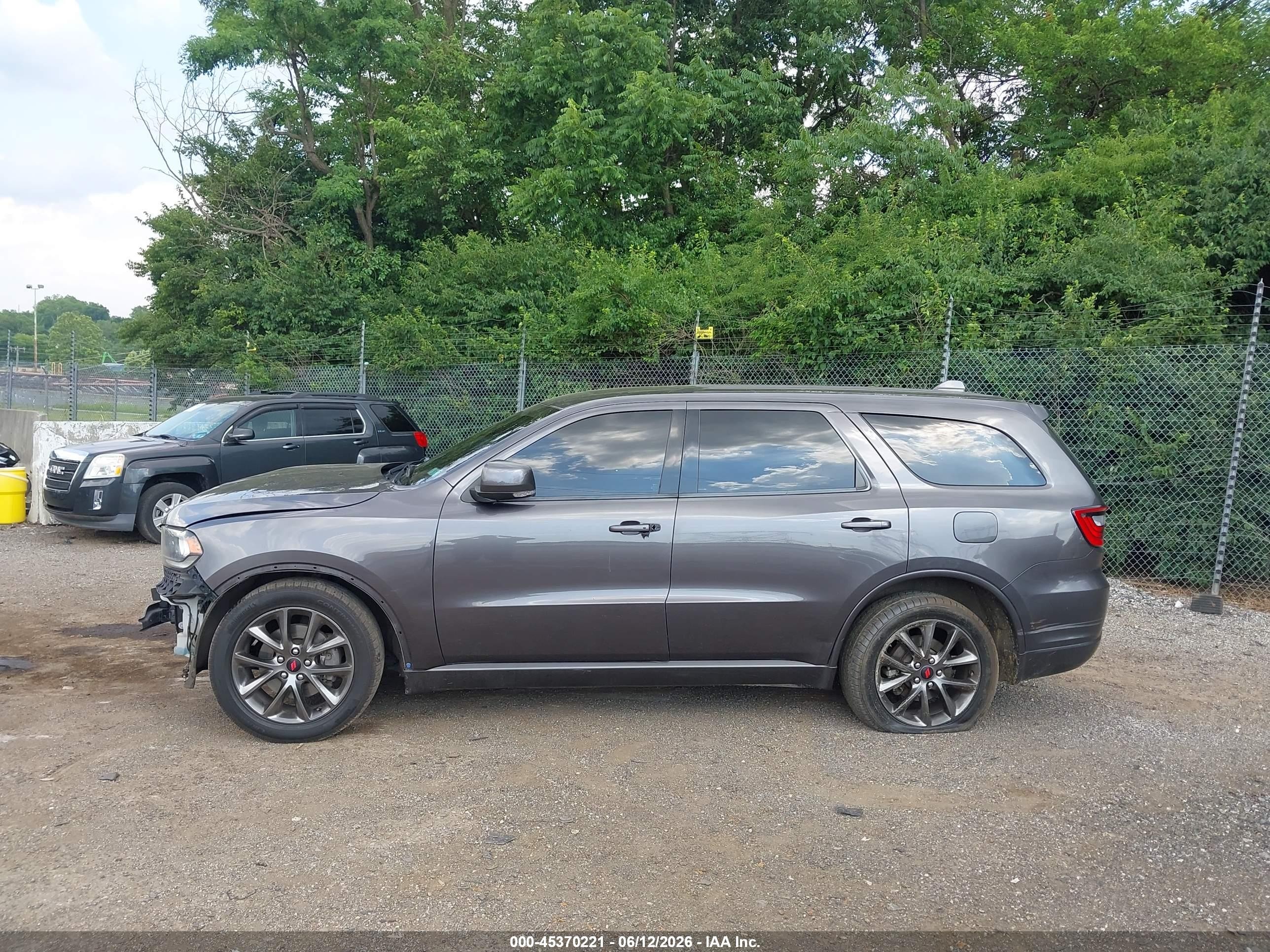 2014 Dodge Durango R/t Gray vin: 1C4SDJCT1EC588201