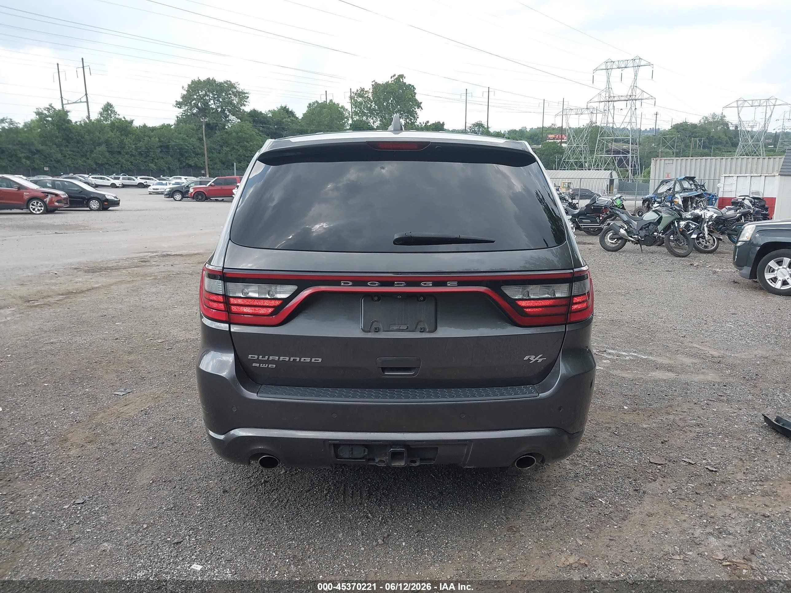 2014 Dodge Durango R/t Gray vin: 1C4SDJCT1EC588201