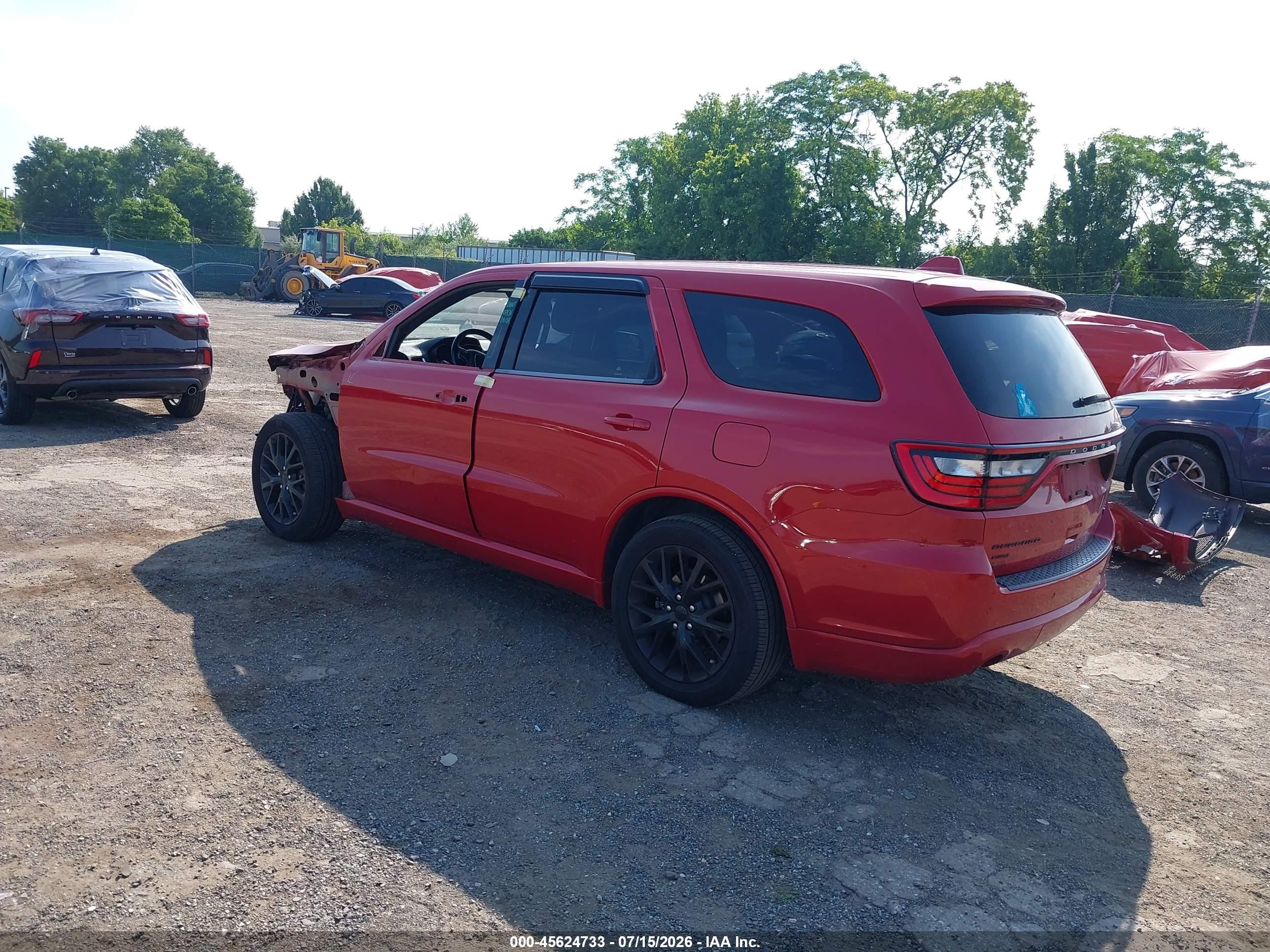 2015 Dodge Durango R/t Красный vin: 1C4SDJCT1FC120471
