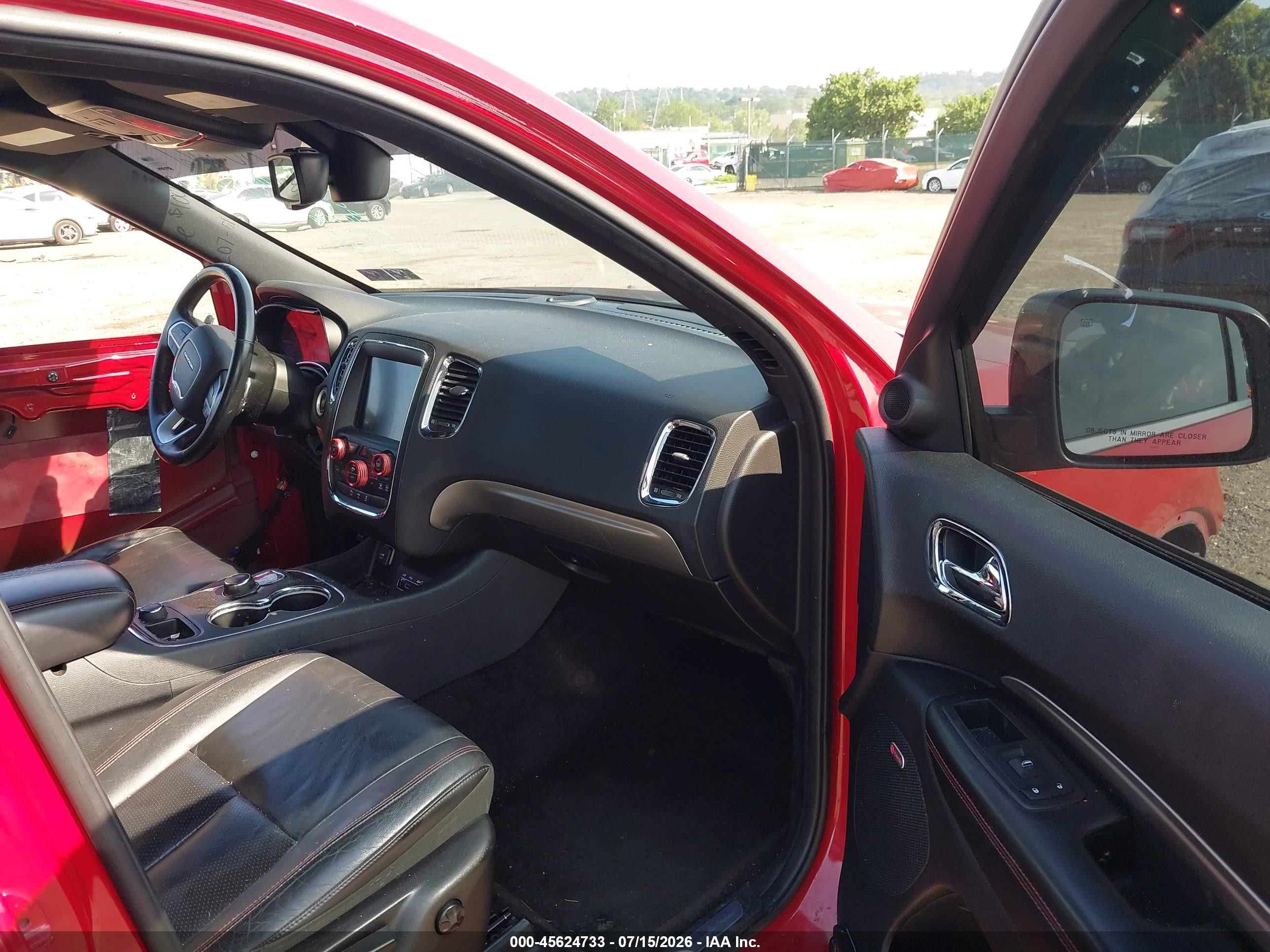 2015 Dodge Durango R/t Красный vin: 1C4SDJCT1FC120471