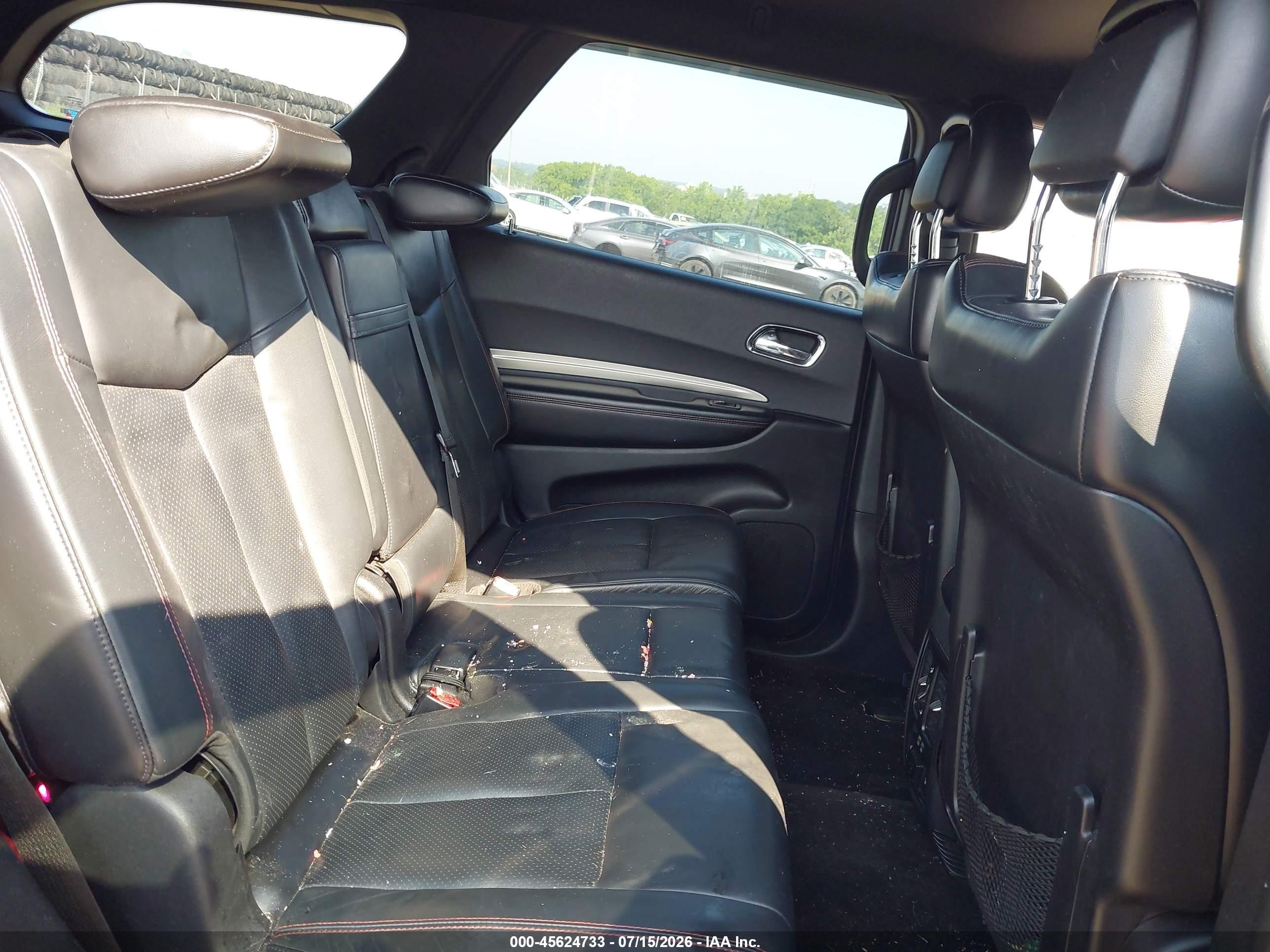 2015 Dodge Durango R/t Красный vin: 1C4SDJCT1FC120471