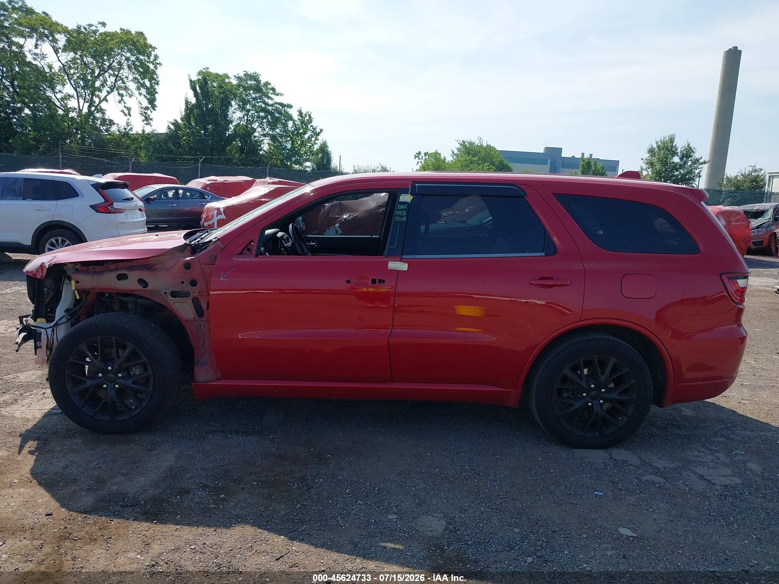 2015 Dodge Durango R/t Красный vin: 1C4SDJCT1FC120471