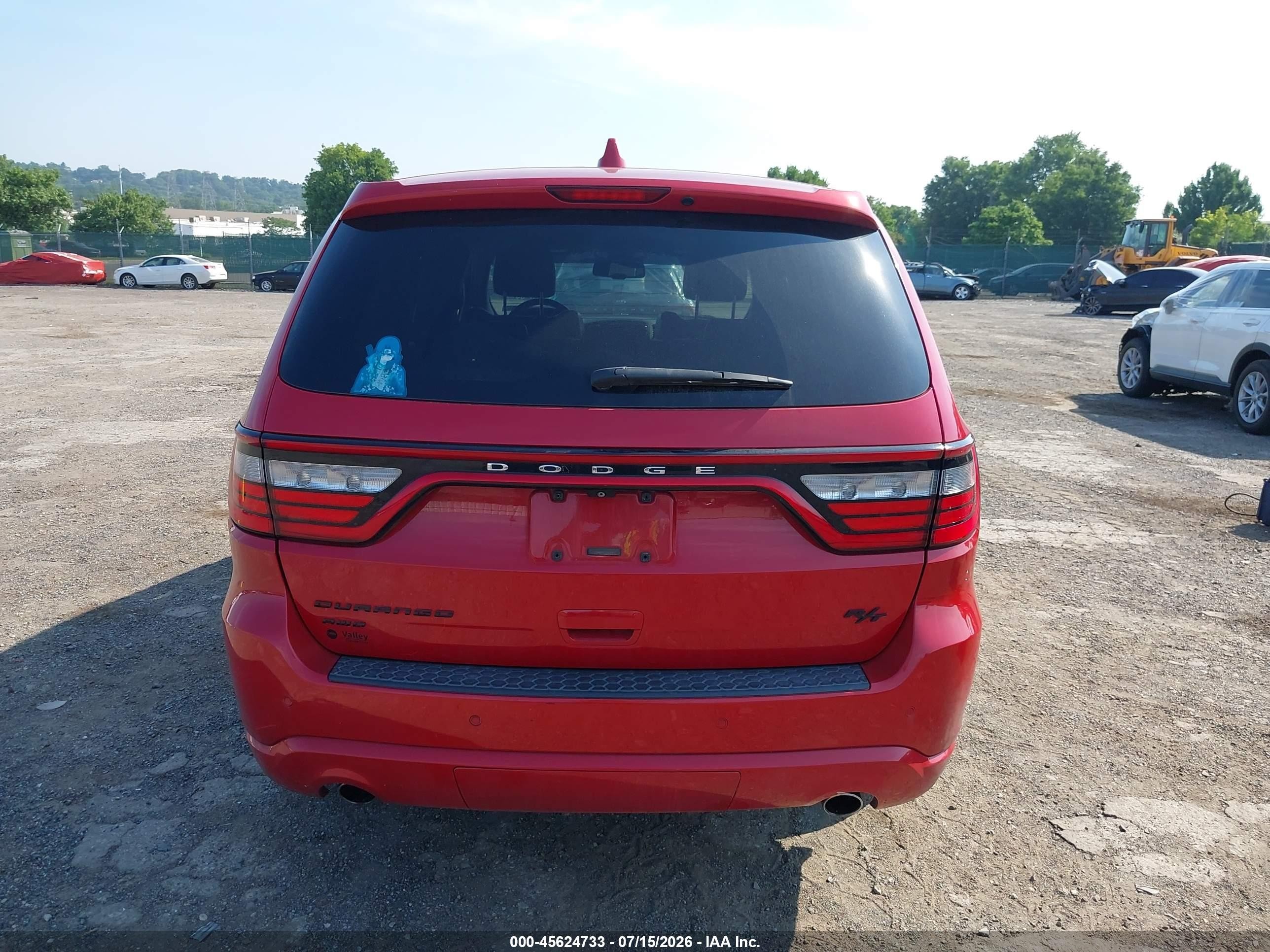 2015 Dodge Durango R/t Красный vin: 1C4SDJCT1FC120471