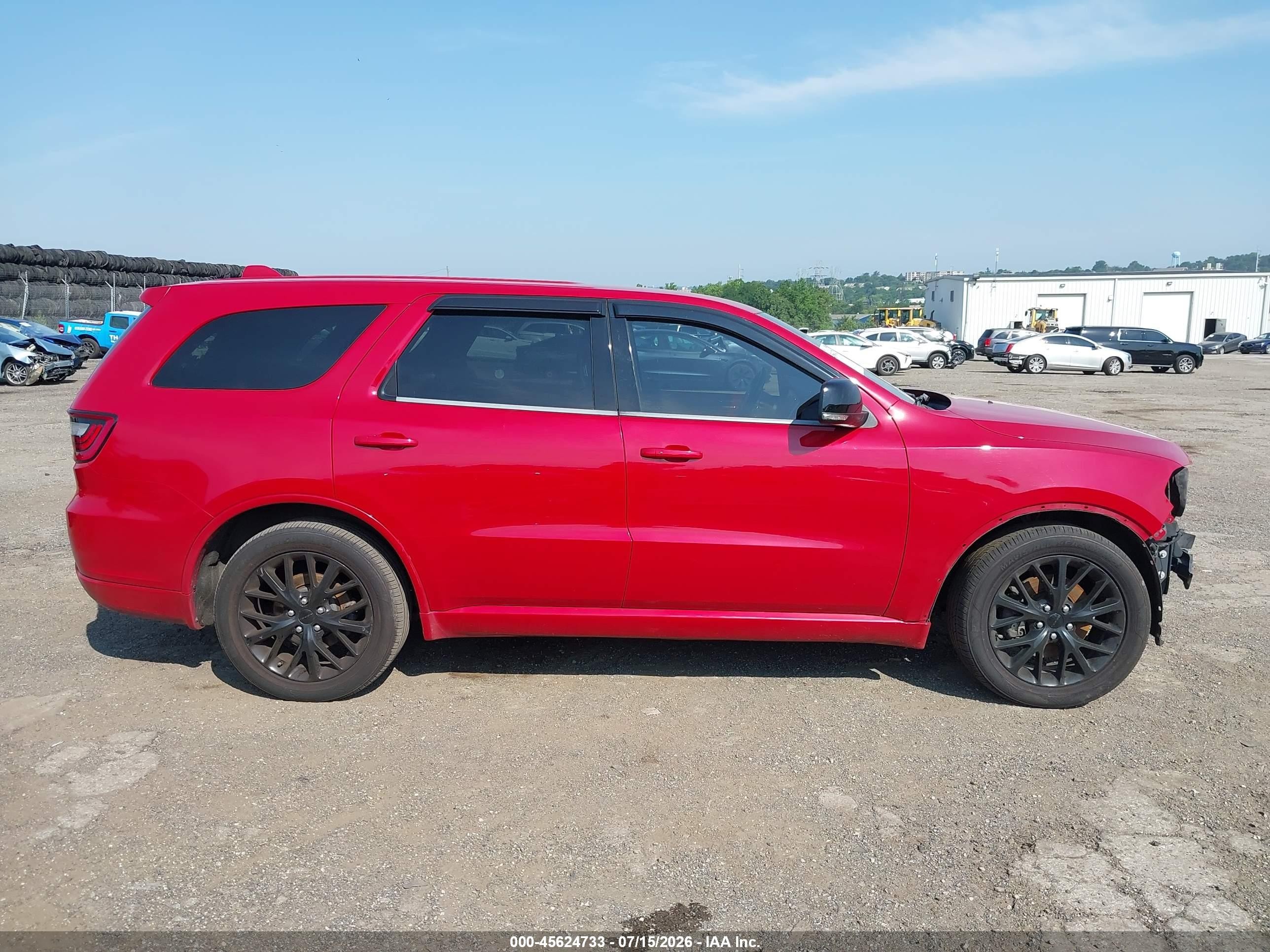 2015 Dodge Durango R/t Красный vin: 1C4SDJCT1FC120471