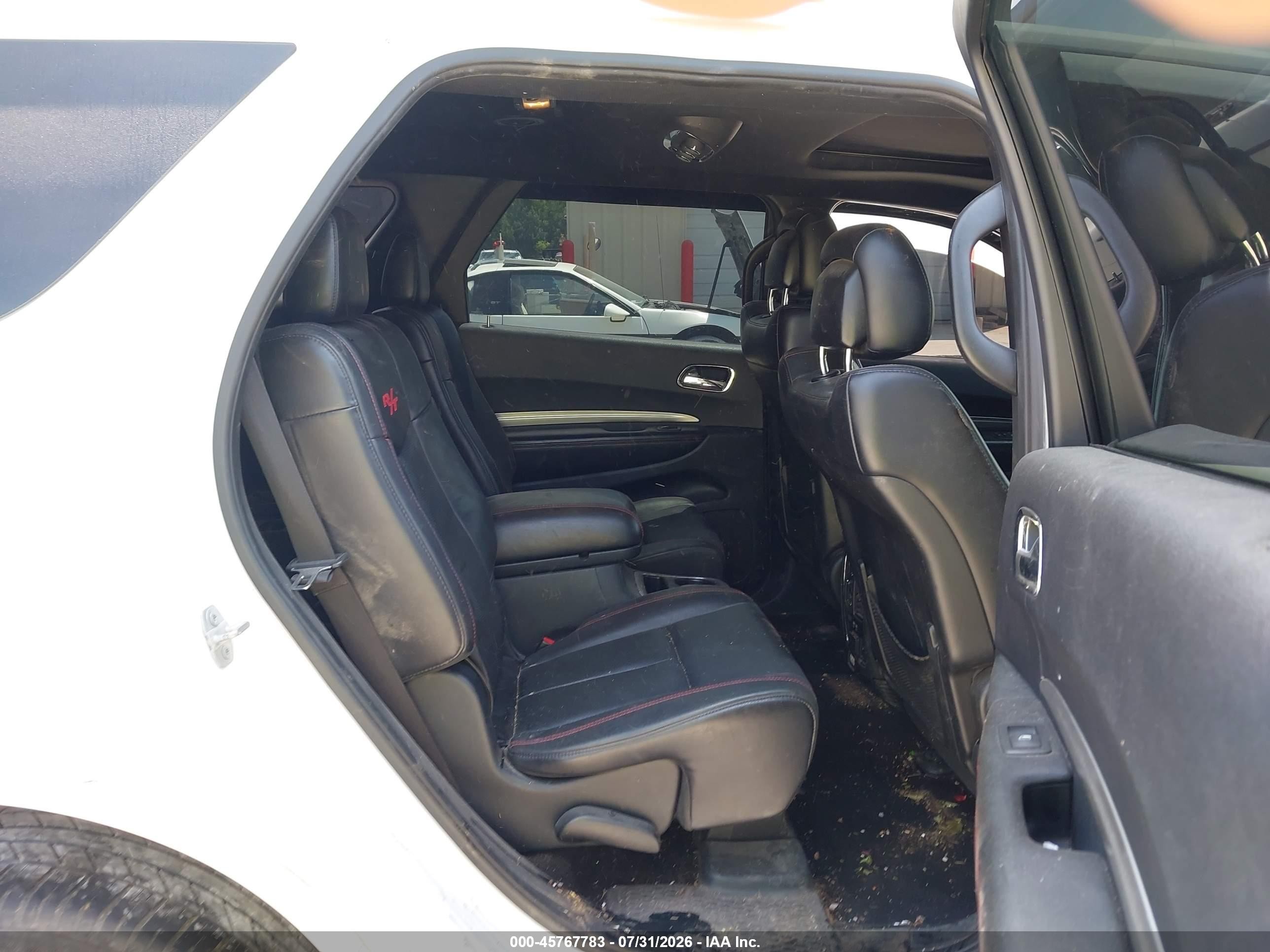 2015 Dodge Durango R/t White vin: 1C4SDJCT1FC881078