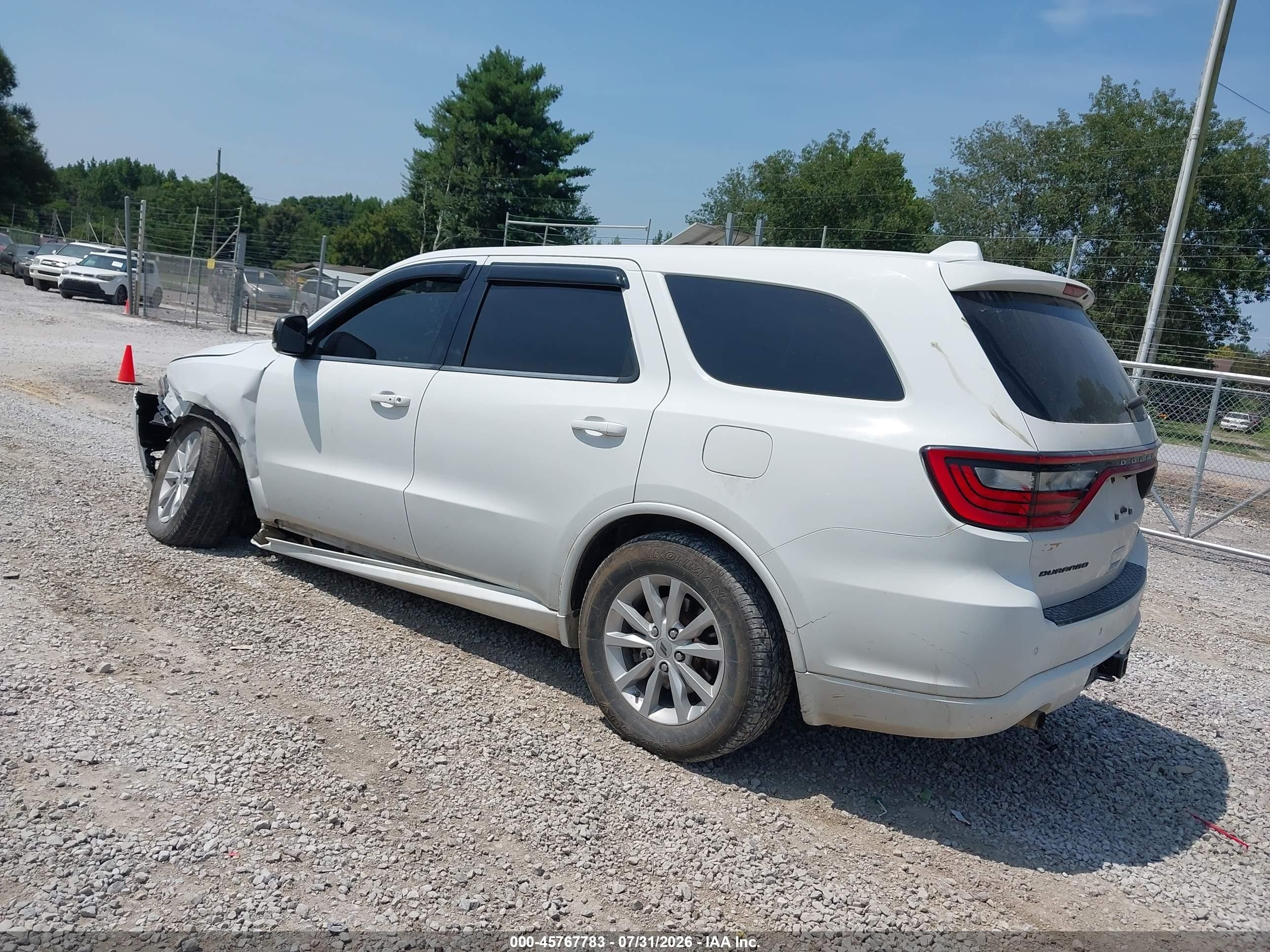 2015 Dodge Durango R/t White vin: 1C4SDJCT1FC881078
