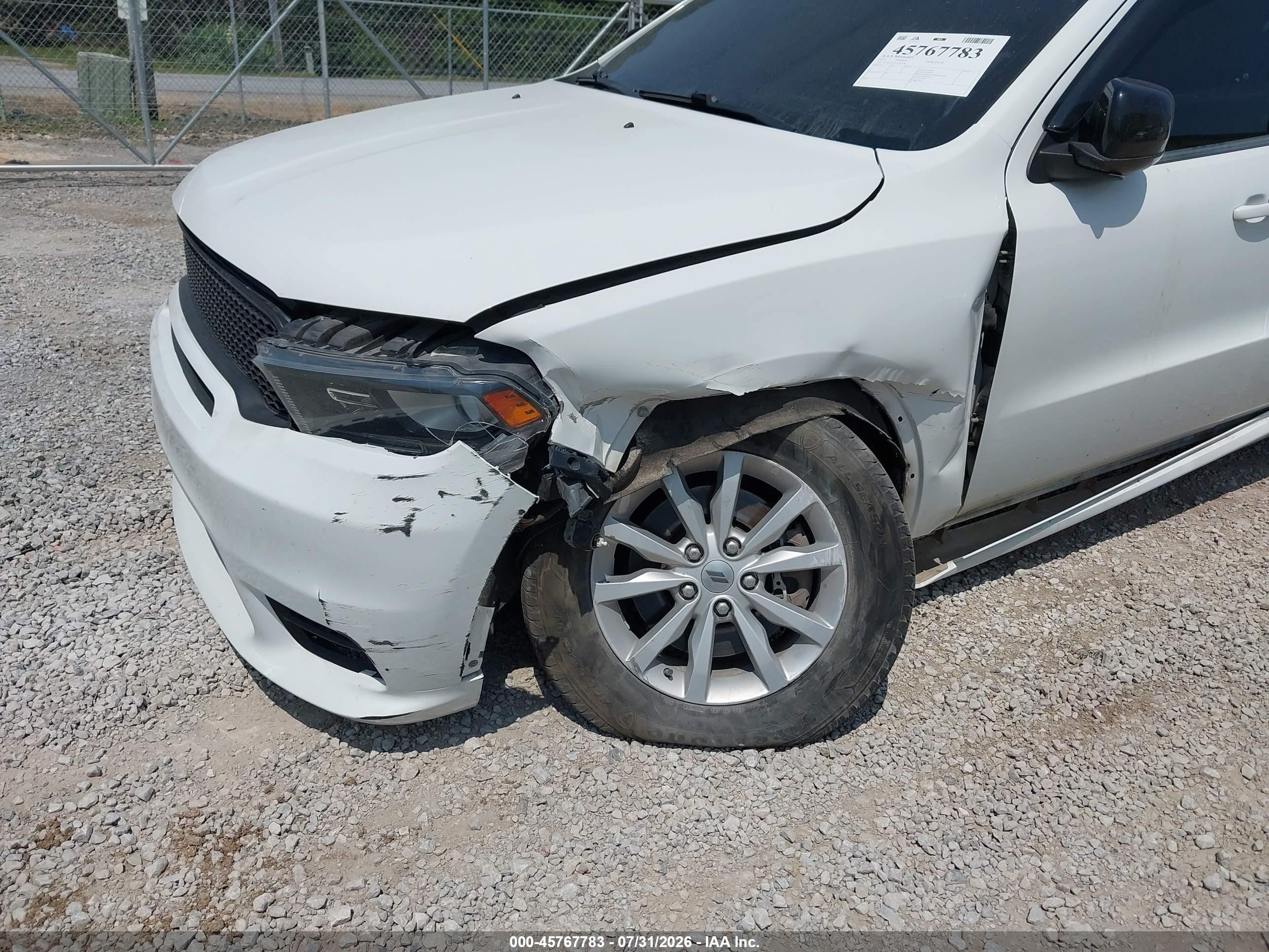 2015 Dodge Durango R/t White vin: 1C4SDJCT1FC881078