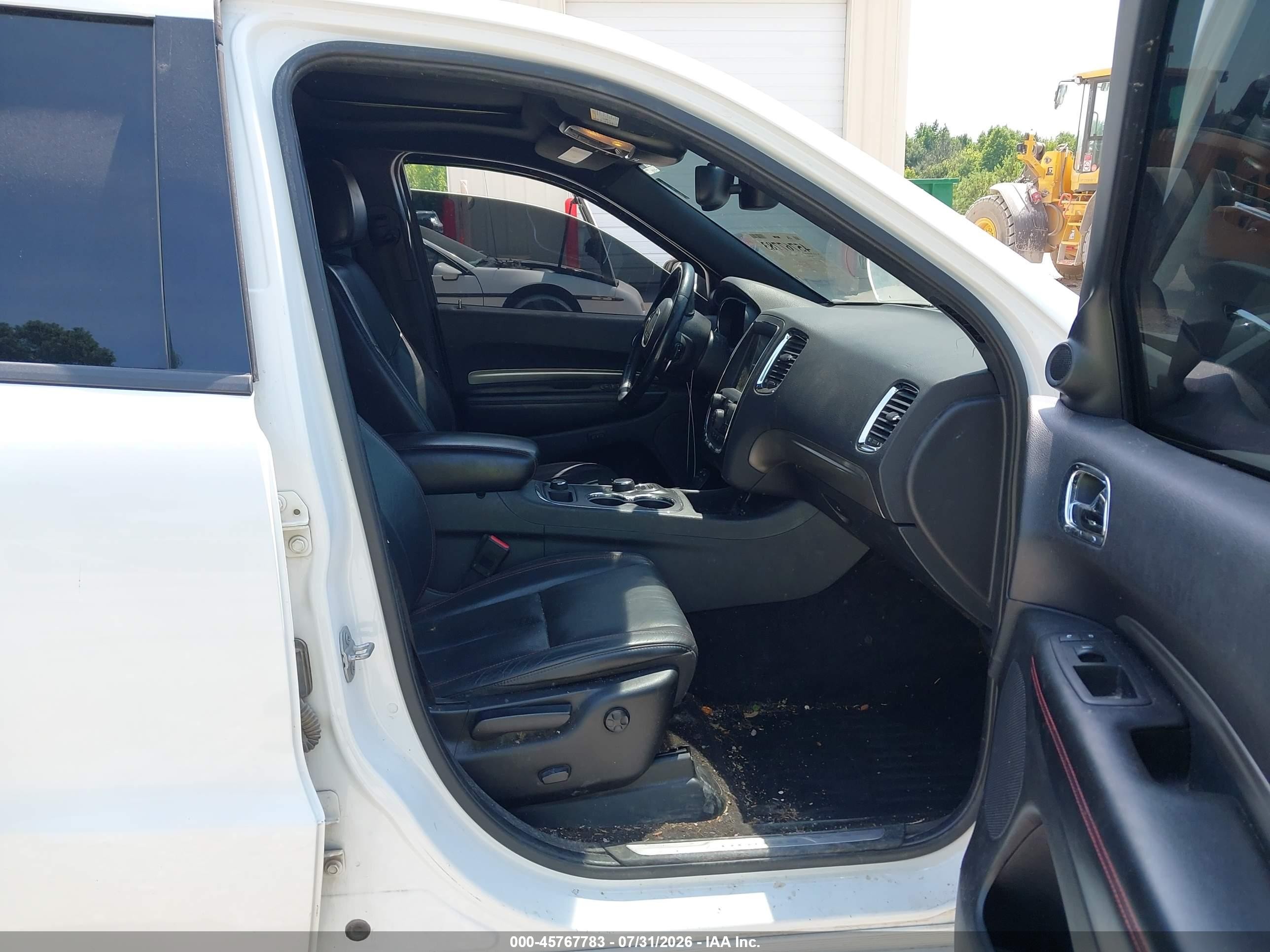 2015 Dodge Durango R/t White vin: 1C4SDJCT1FC881078