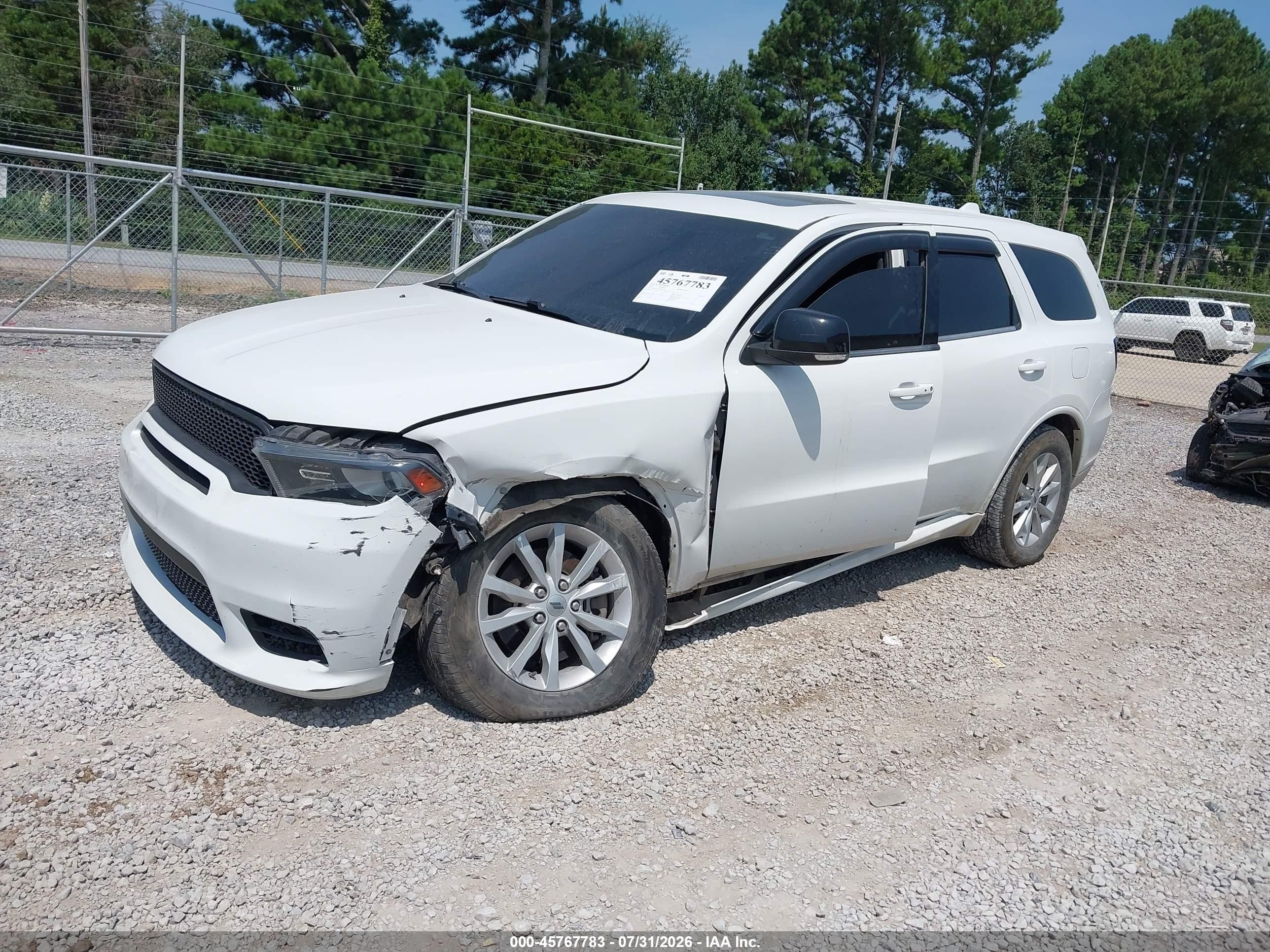 2015 Dodge Durango R/t White vin: 1C4SDJCT1FC881078